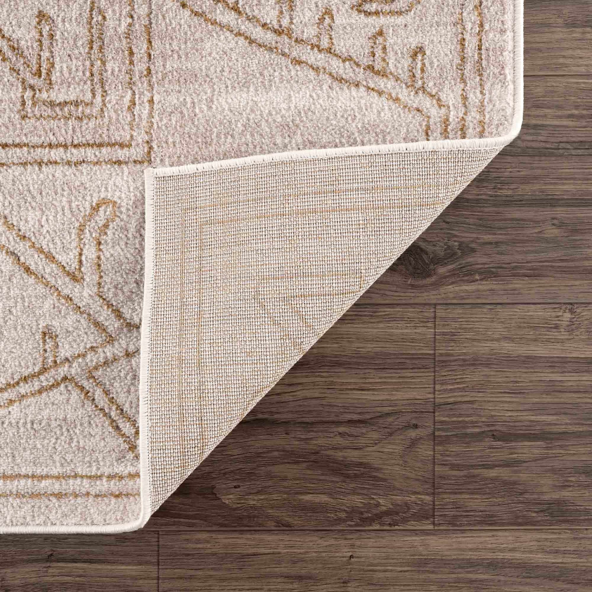 Divya Cream & Gold Area Rug - Limited Edition - Boutique Rugs
