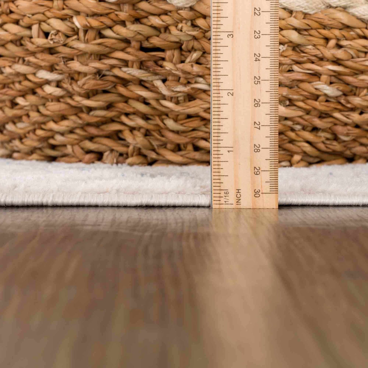 Divya Cream & Silver Blue Area Rug - Limited Edition - Boutique Rugs