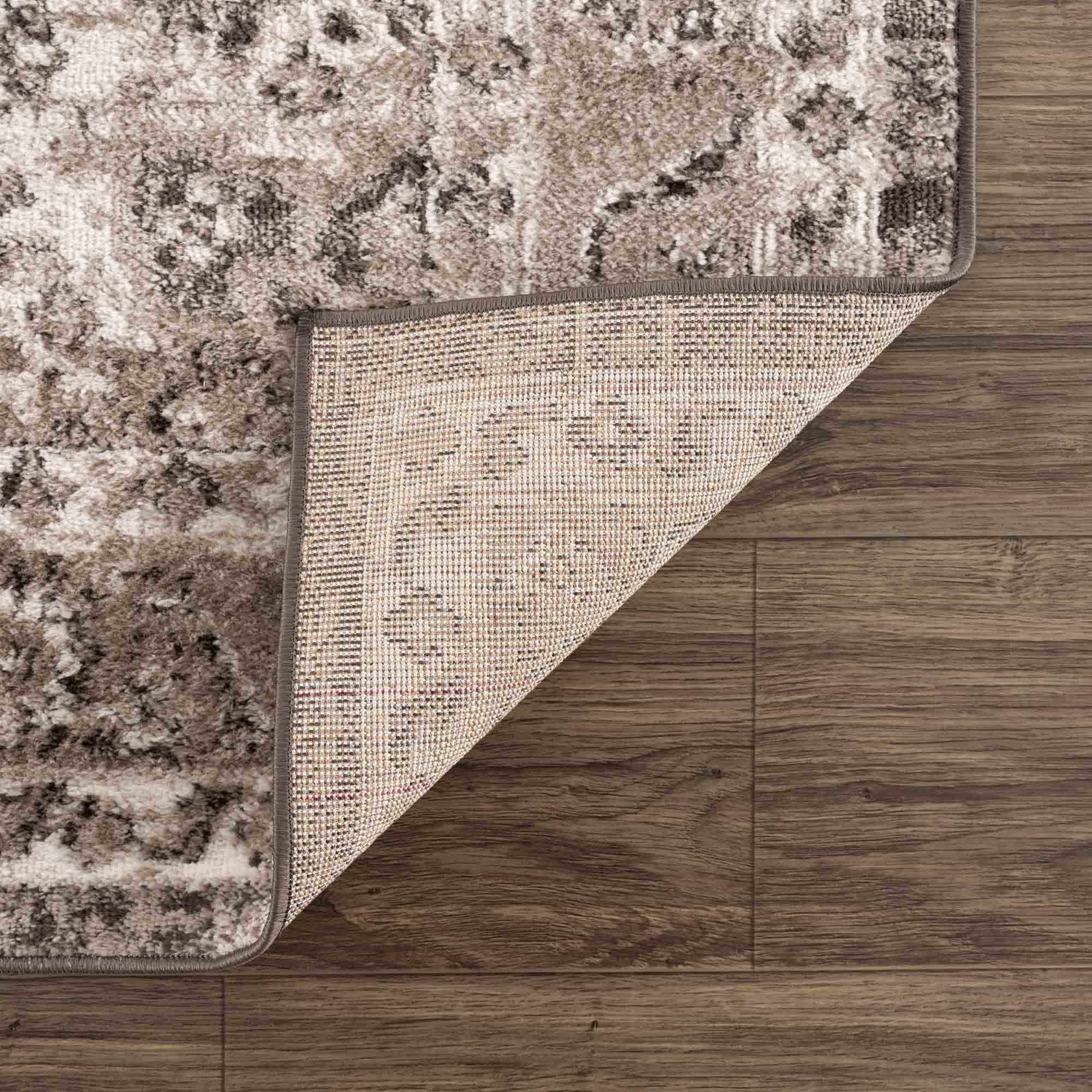 Albie Charcoal & Beige Area Rug - Clearance - Boutique Rugs