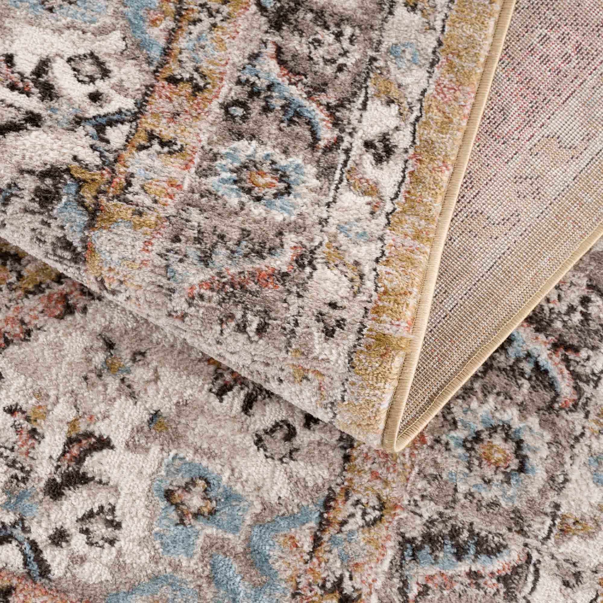 Albie Gold & Beige Area Rug - Clearance - Boutique Rugs