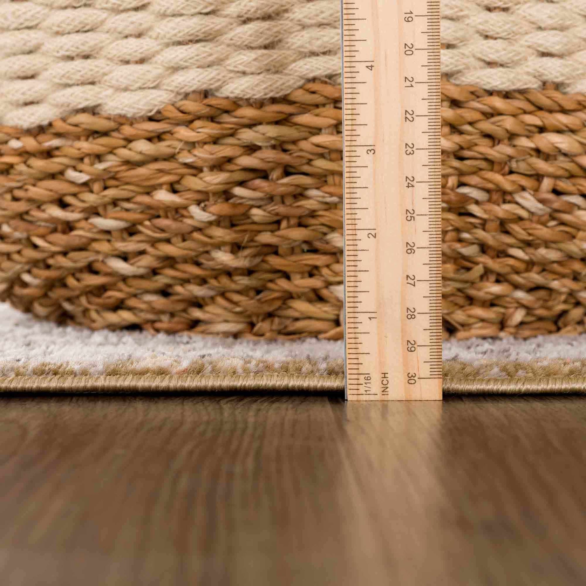 Albie Gold & Beige Area Rug - Clearance - Boutique Rugs