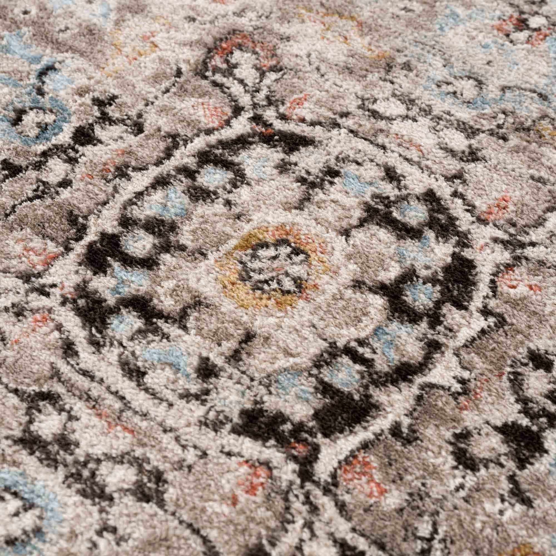 Albie Gold & Beige Area Rug - Clearance - 2’ x 3’ Rectangle - Boutique Rugs