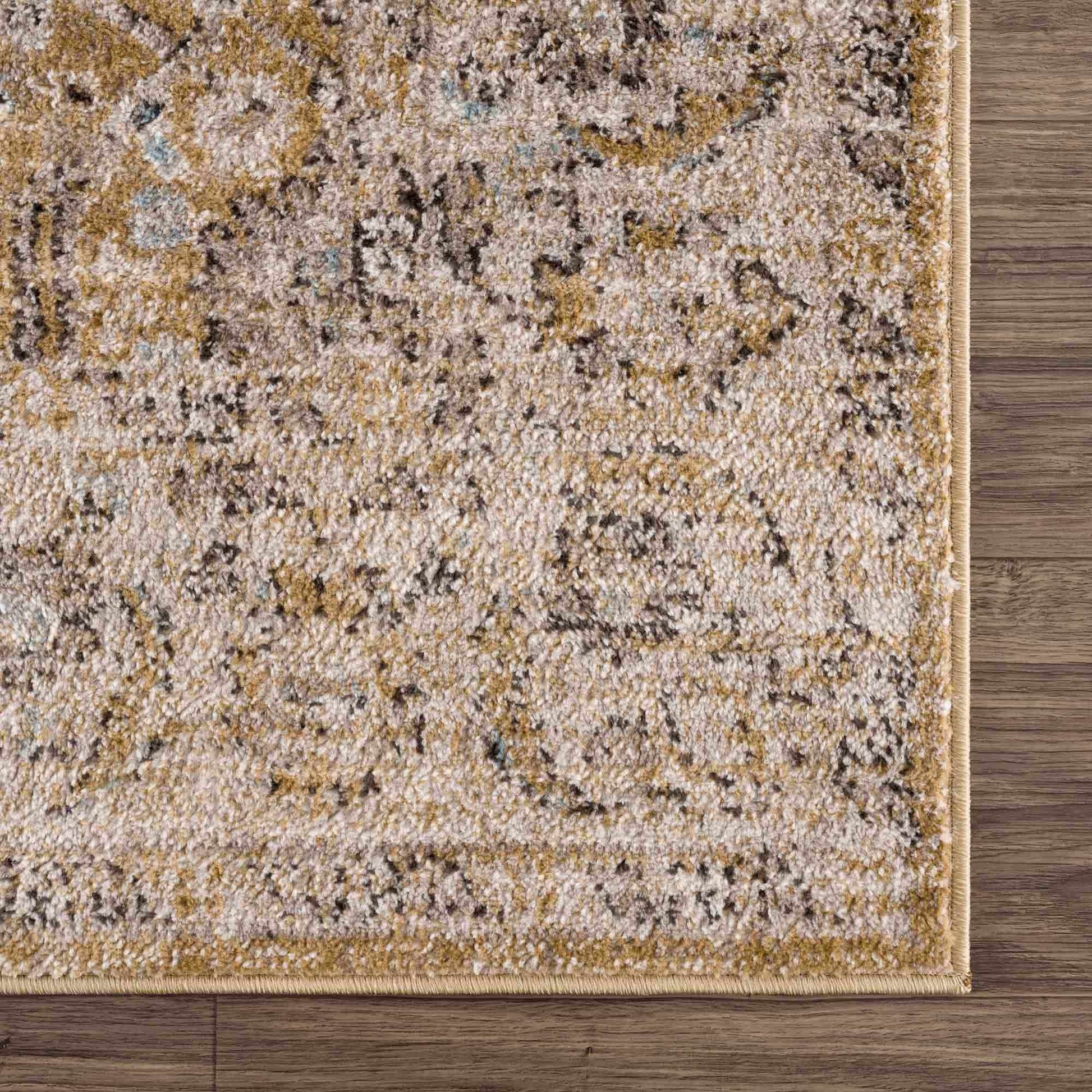 Anana Gold & Beige Area Rug - Clearance - Boutique Rugs