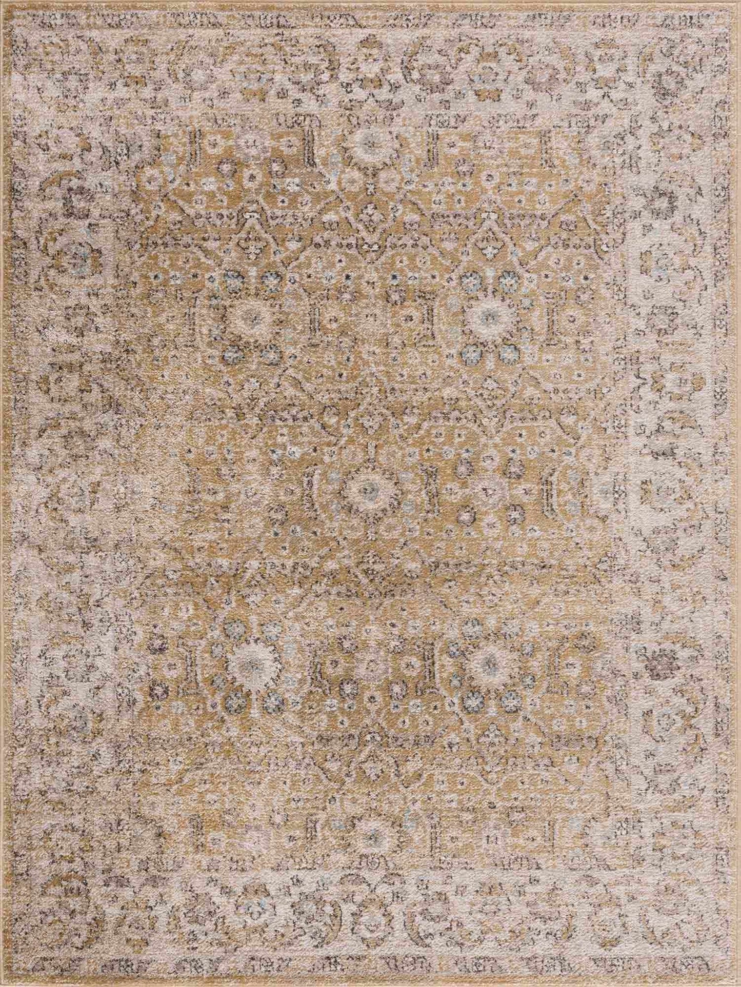 Anana Gold & Beige Area Rug - Clearance - Boutique Rugs