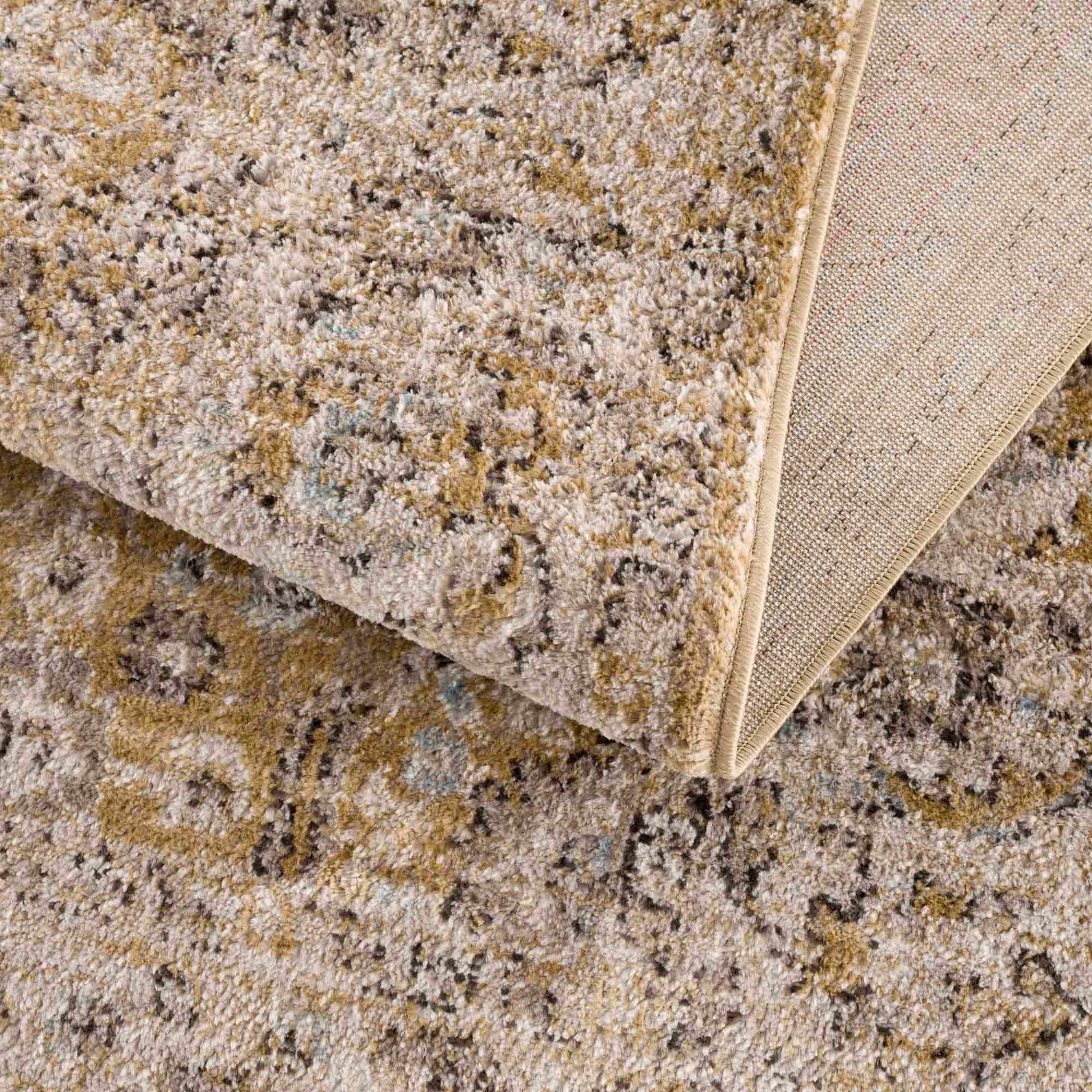 Anana Gold & Beige Area Rug - Clearance - Boutique Rugs