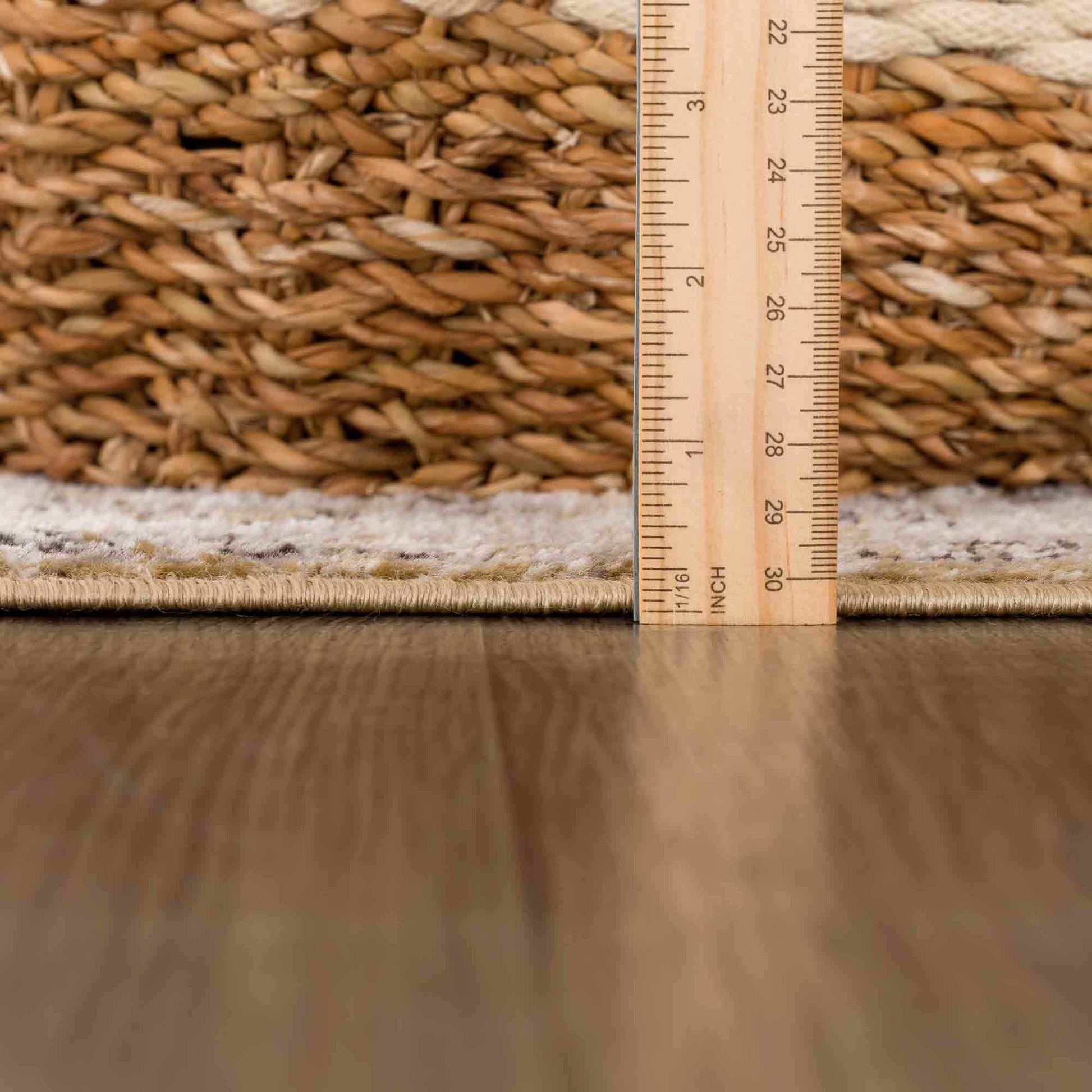 Anana Gold & Beige Area Rug - Clearance - Boutique Rugs