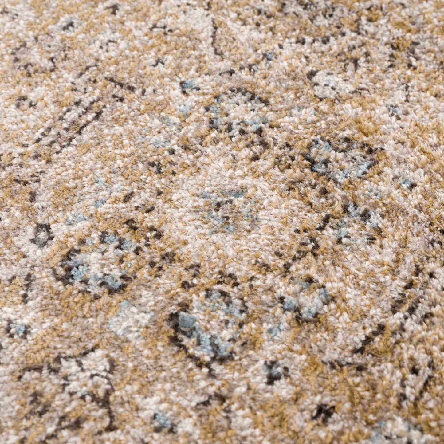 Anana Gold & Beige Area Rug - Clearance - 2’ x 3’ Rectangle - Boutique Rugs