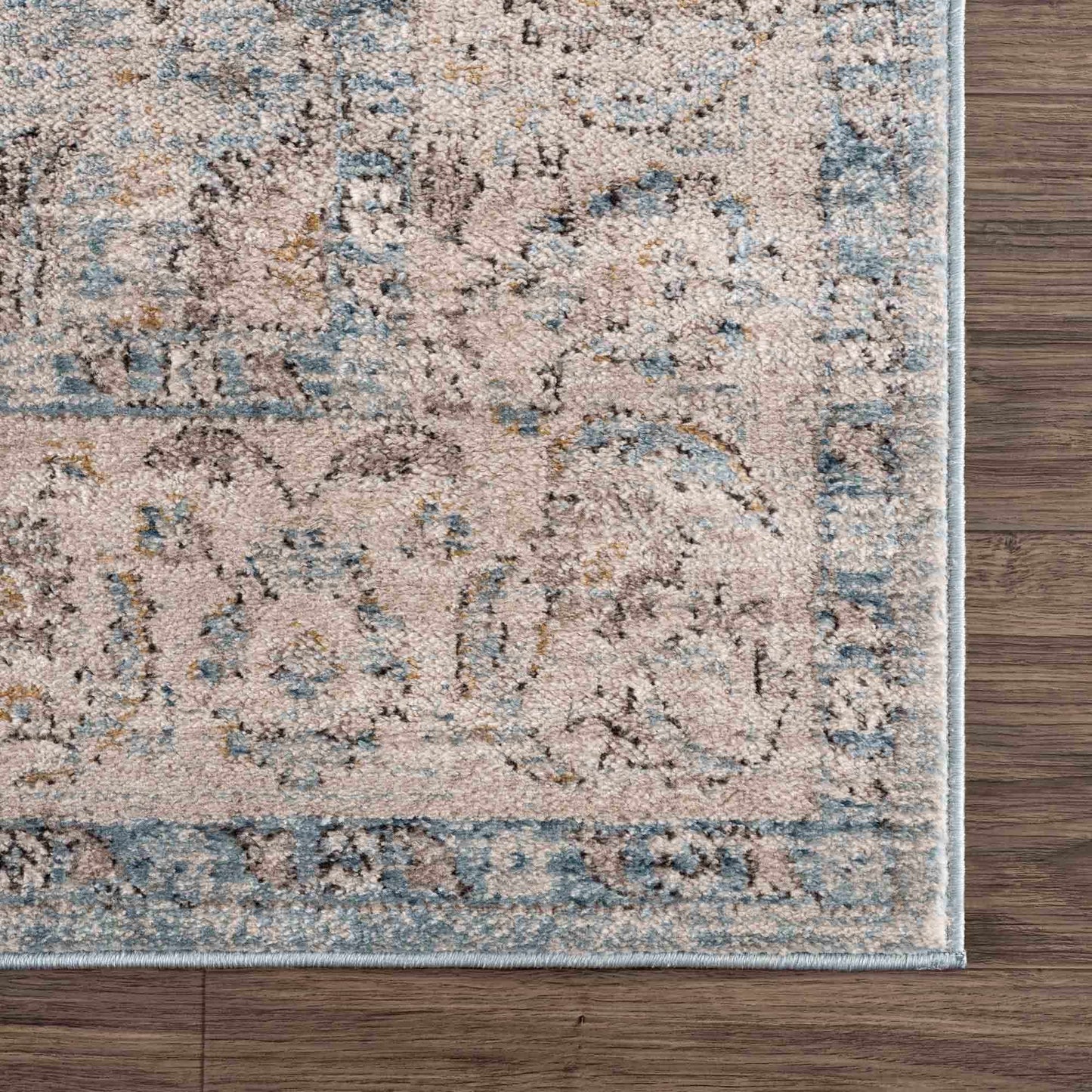 Anana Silver Blue & Beige Area Rug - Clearance - Boutique Rugs