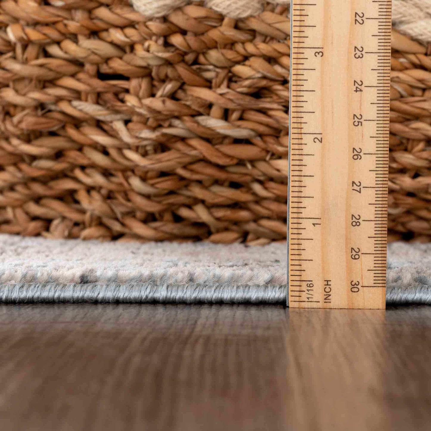 Anana Silver Blue & Beige Area Rug - Clearance - Boutique Rugs