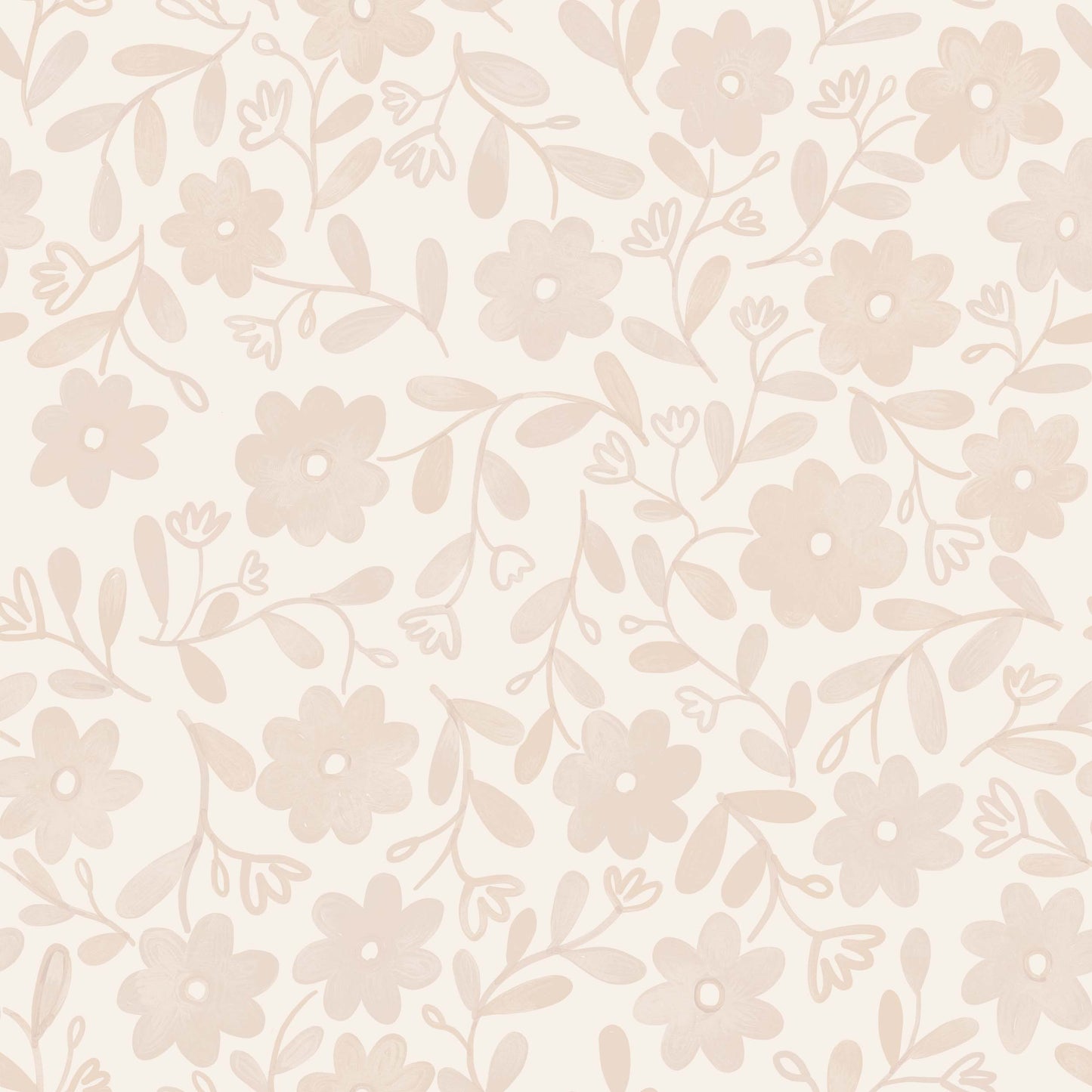 Markie Wallpaper by Christy Beasley - Sample 1 foot by 1 foot / Light Pink - Loomwell Home Goods