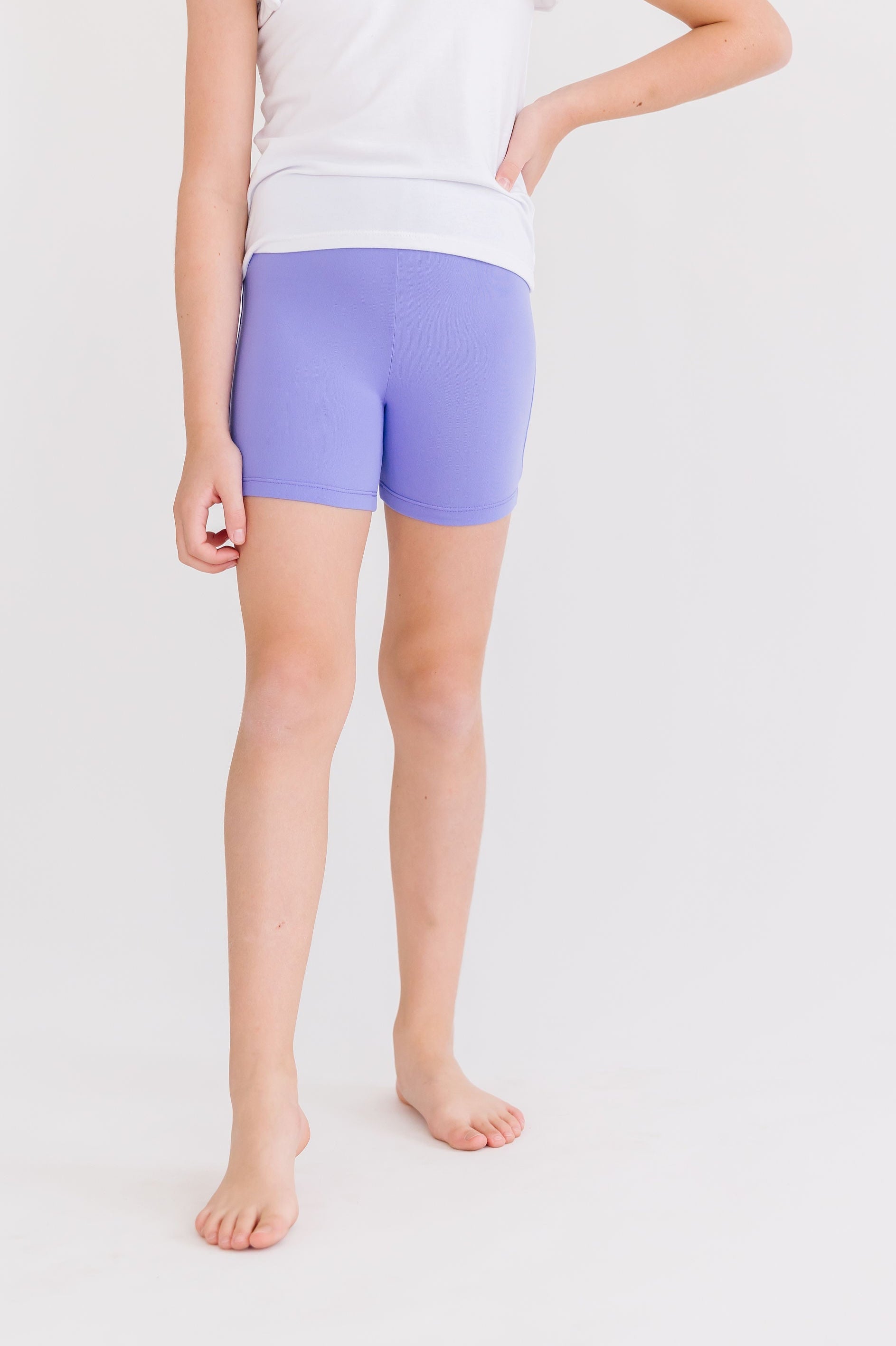 Periwinkle Twirl Cartwheel Shorts - Mila & Rose ®