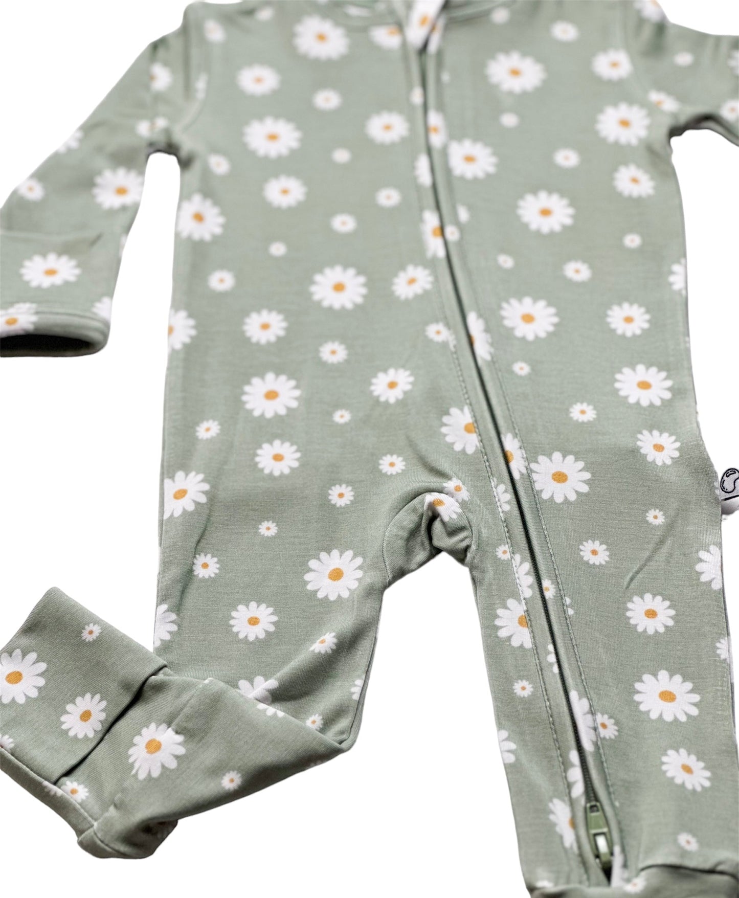 Daisy | Bamboo Zip Rompers