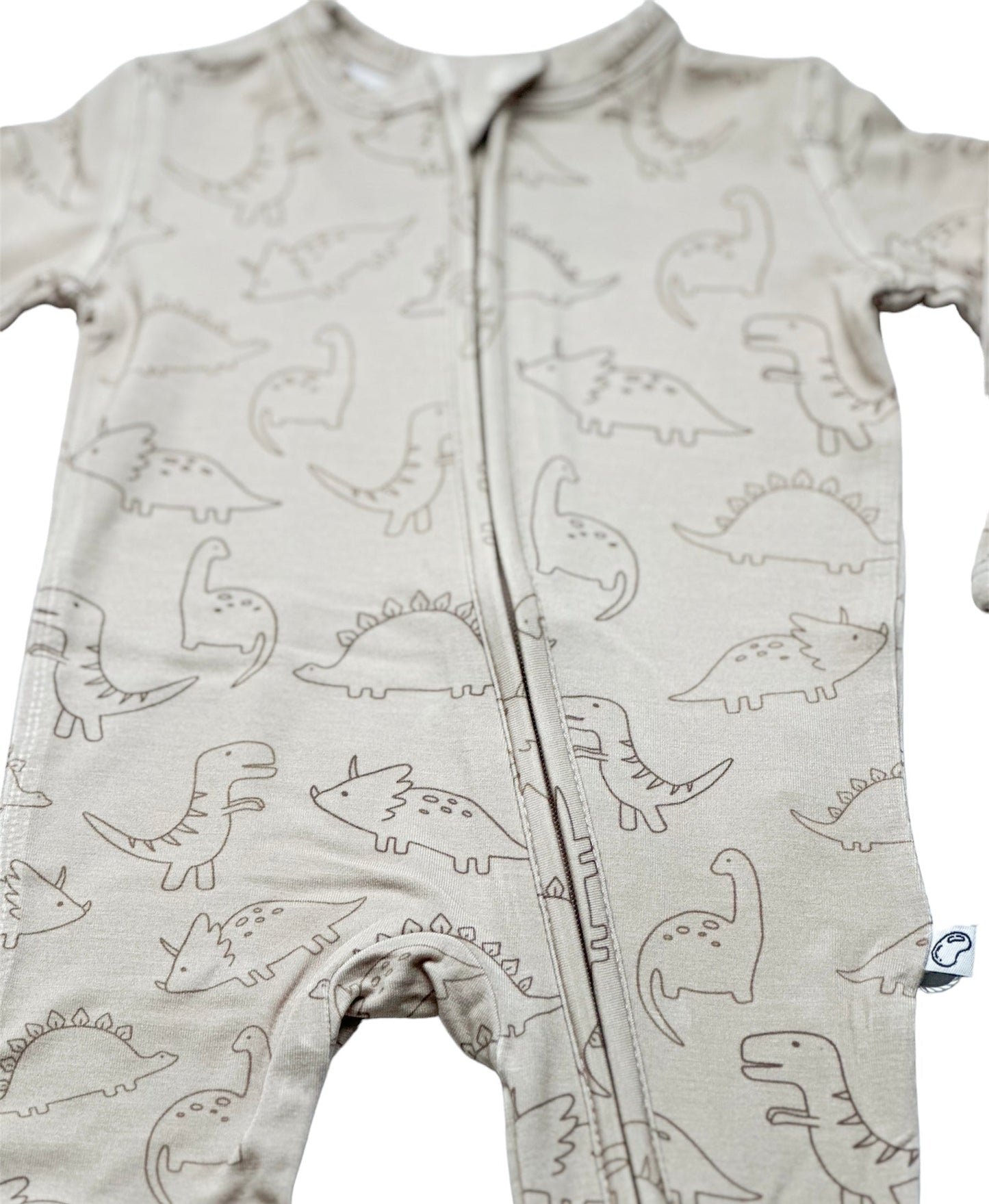 Dinosaur | Bamboo Zip Romper