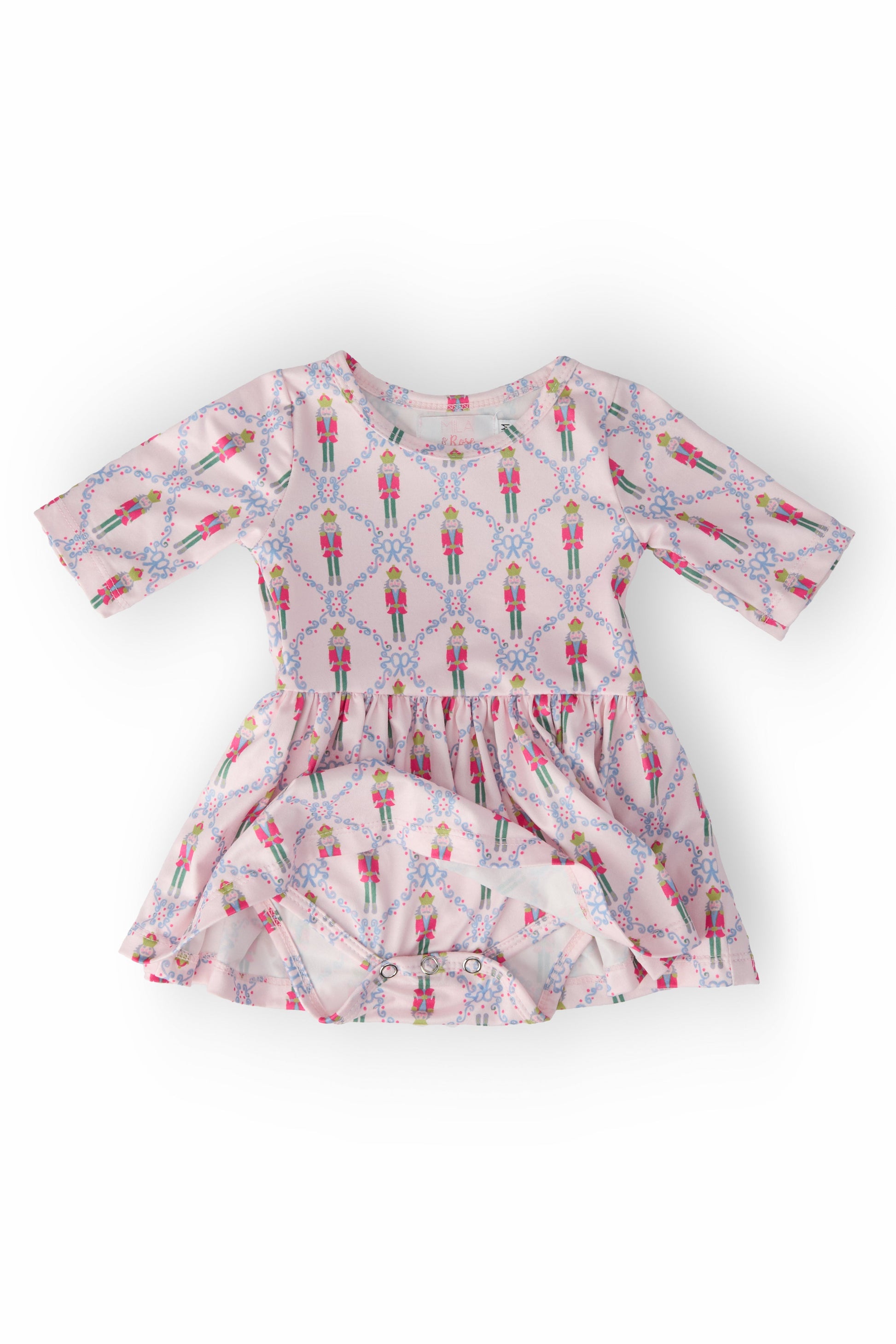 Pink Nutcracker Christmas Twirl Bodysuit - Mila & Rose ®