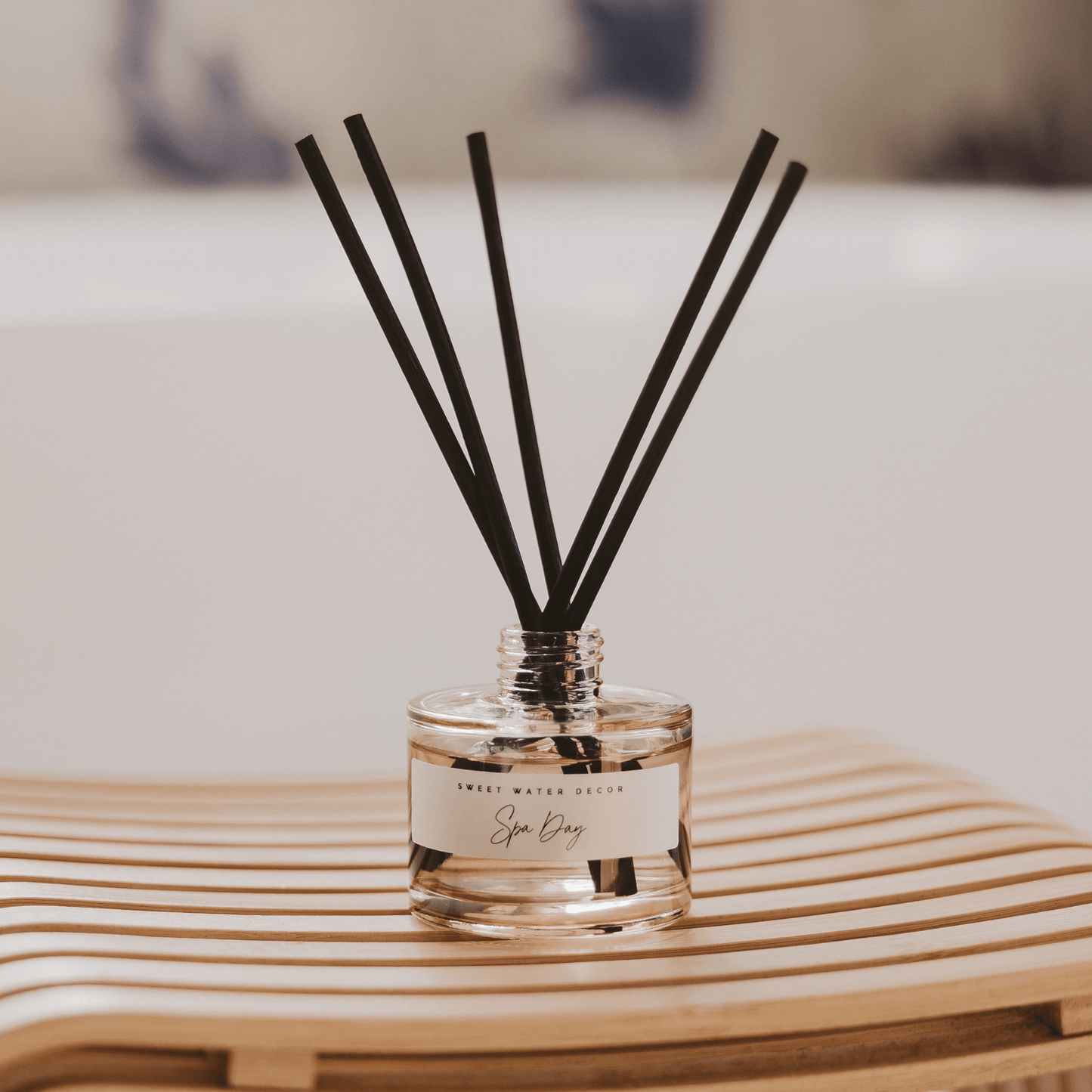 Spa Day Tinted Glass Jar Reed Diffuser