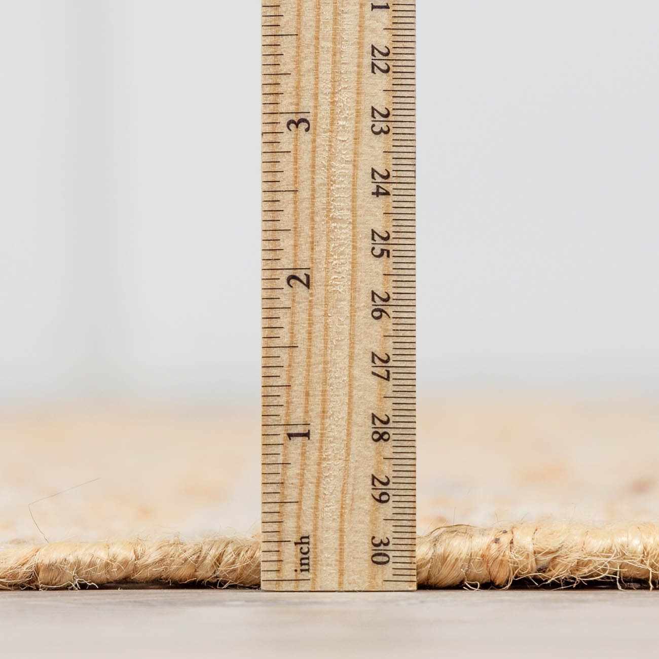 Tan Neutral Fringed Jute Area Rug - Boutique Rugs