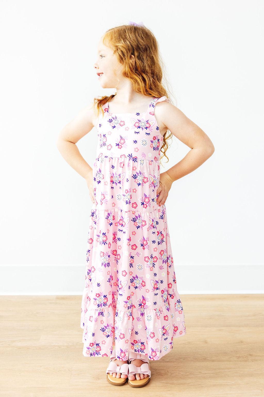 Retro Daydream Ruffle Maxi Dress - Mila & Rose ®
