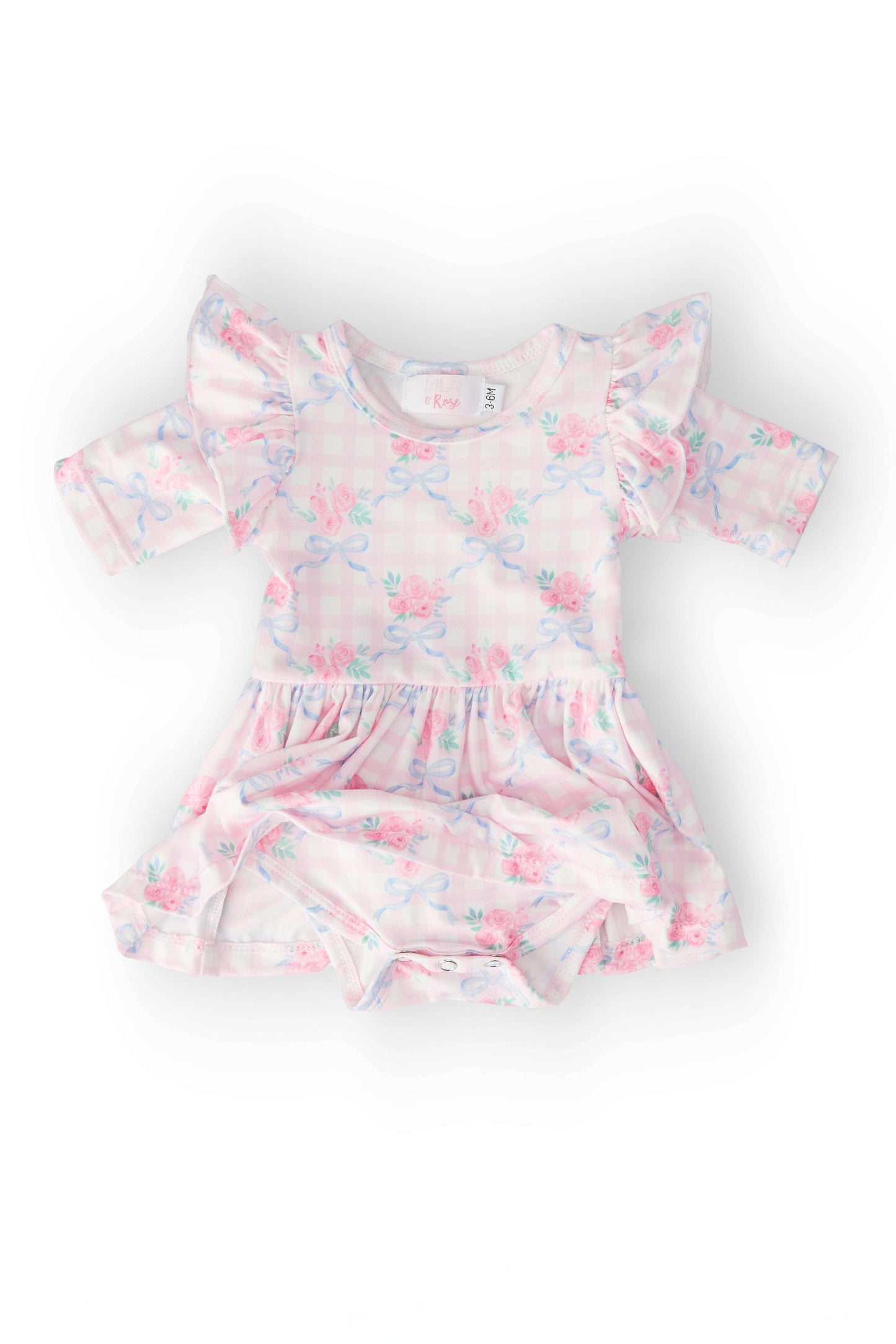 Ribbons & Roses Twirl Bodysuit Baby Outfit - Mila & Rose ®