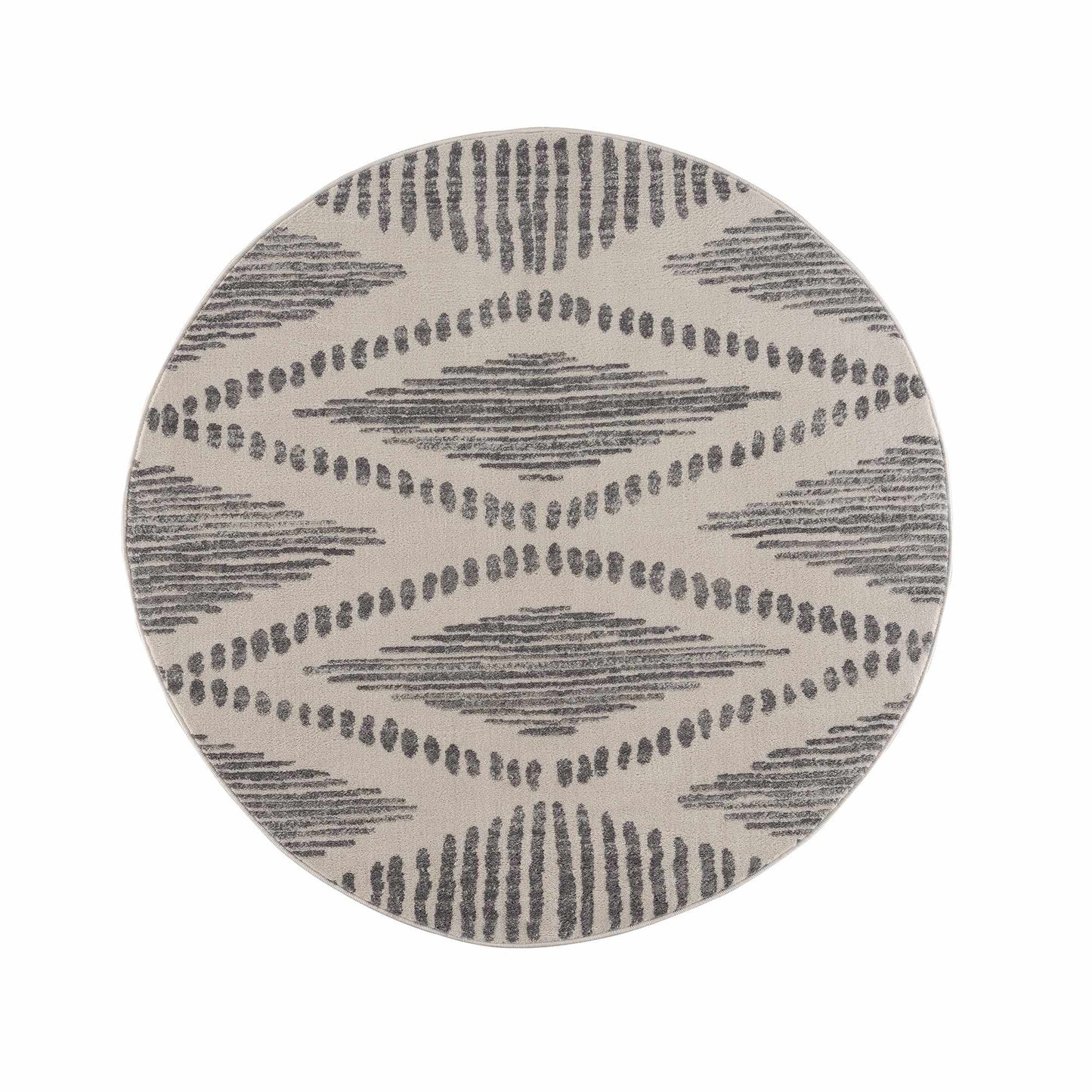 Tigrisis Ivory 2327 Area Rug - 7’10’’ Round - Boutique Rugs