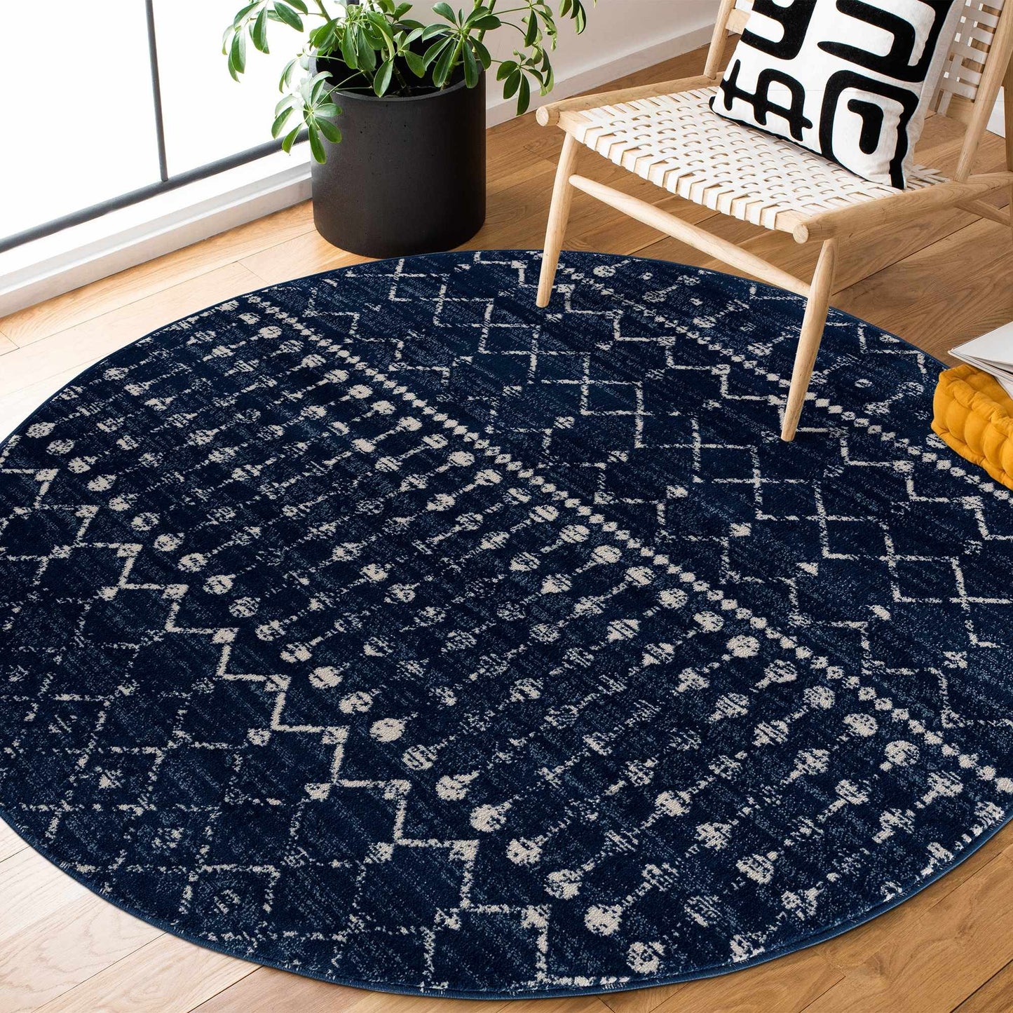 Tigrican Navy 2335 Area Rug - Boutique Rugs