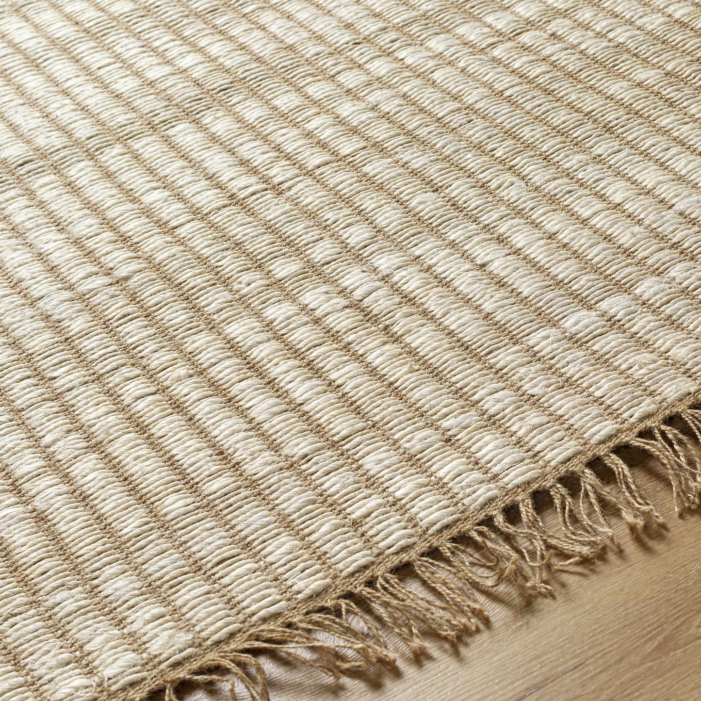 Beige Jute Area Rug - 2’6’’ x 8’ Runner - Boutique Rugs