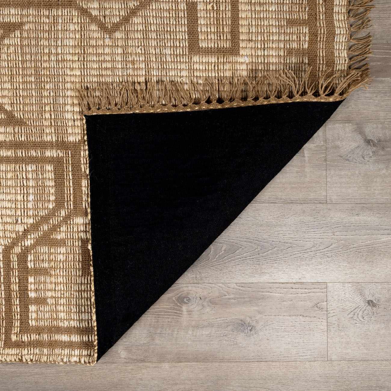 Tribal Brown Jute Rug - Boutique Rugs