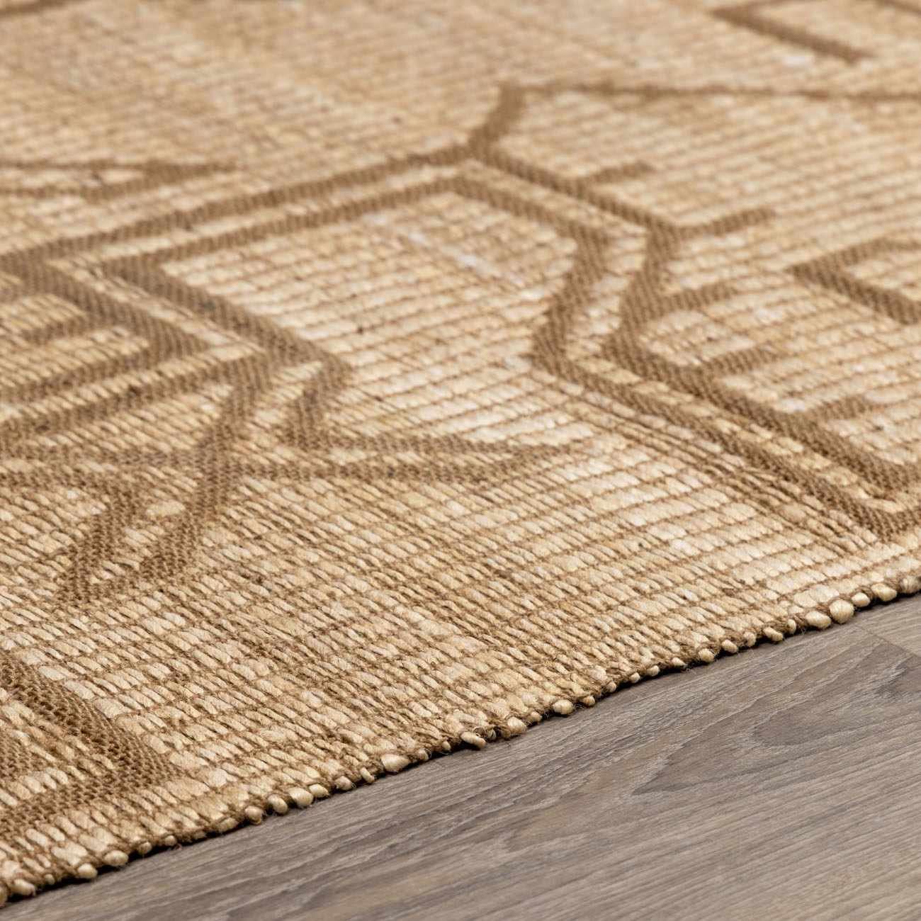 Tribal Brown Jute Rug - Boutique Rugs