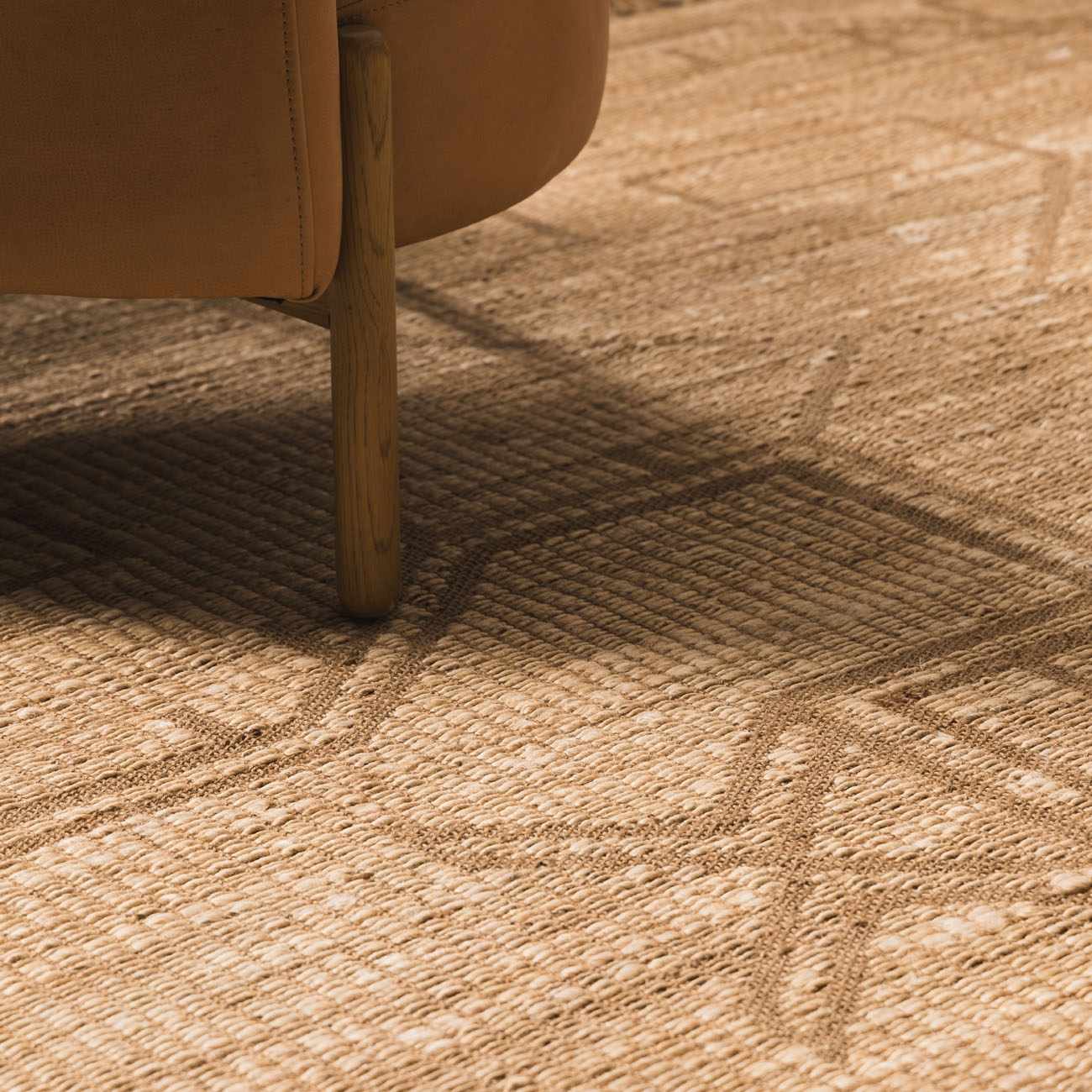 Tribal Brown Jute Rug - Boutique Rugs