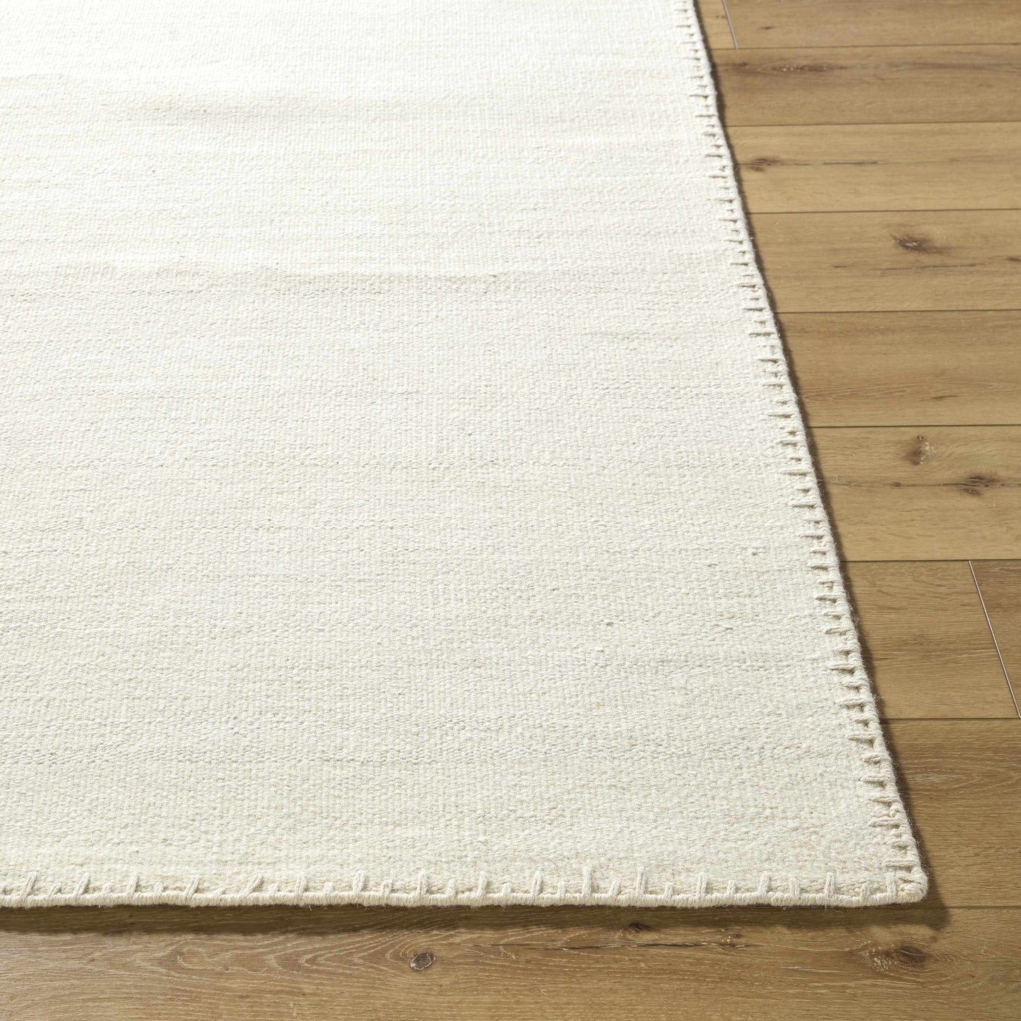 Ivory Neutral Wool Area Rug - Boutique Rugs