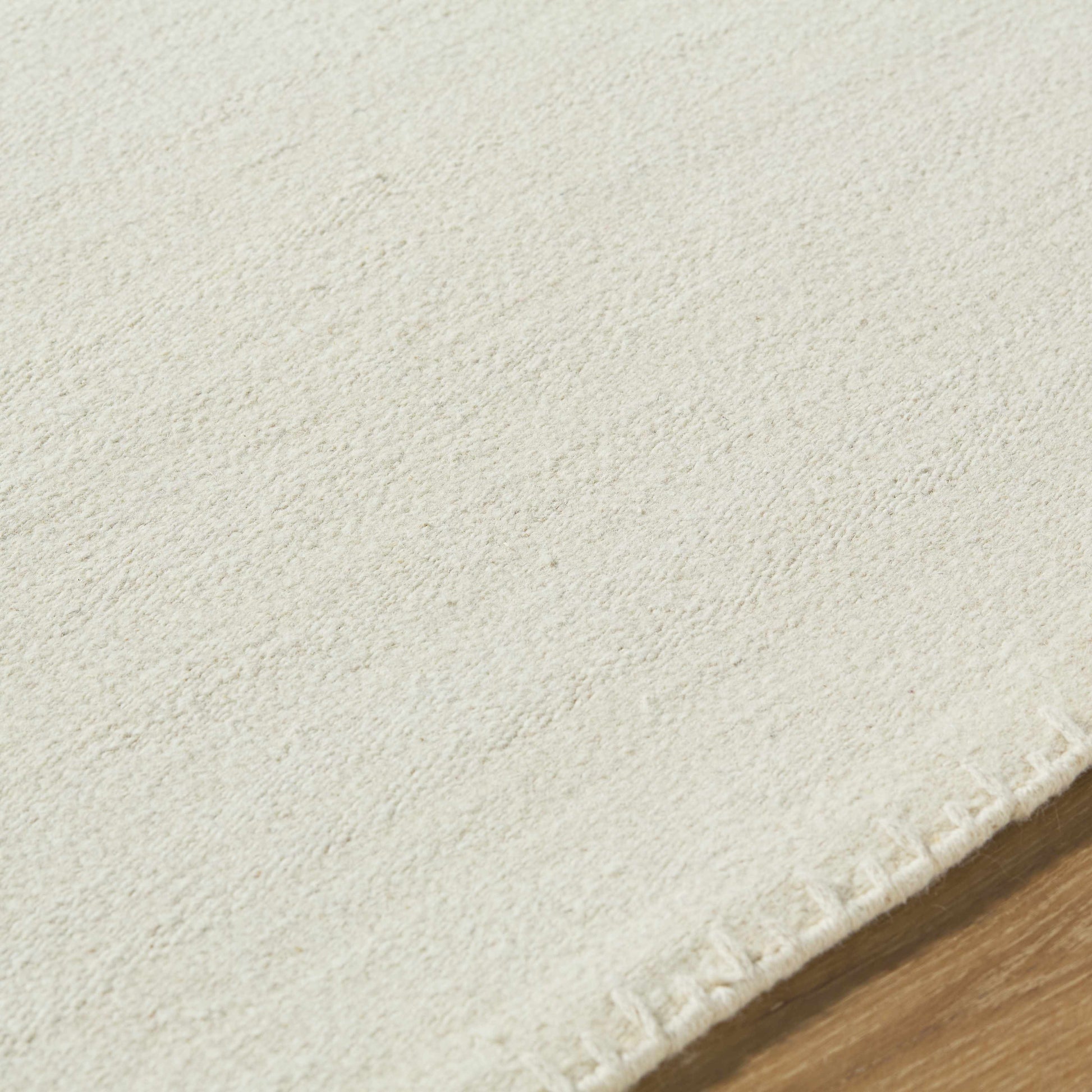 Ivory Neutral Wool Area Rug - 2’ x 3’ Rectangle - Boutique Rugs