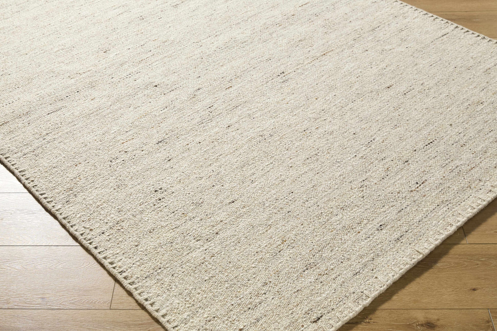 Beige Neutral Wool Area Rug - Boutique Rugs