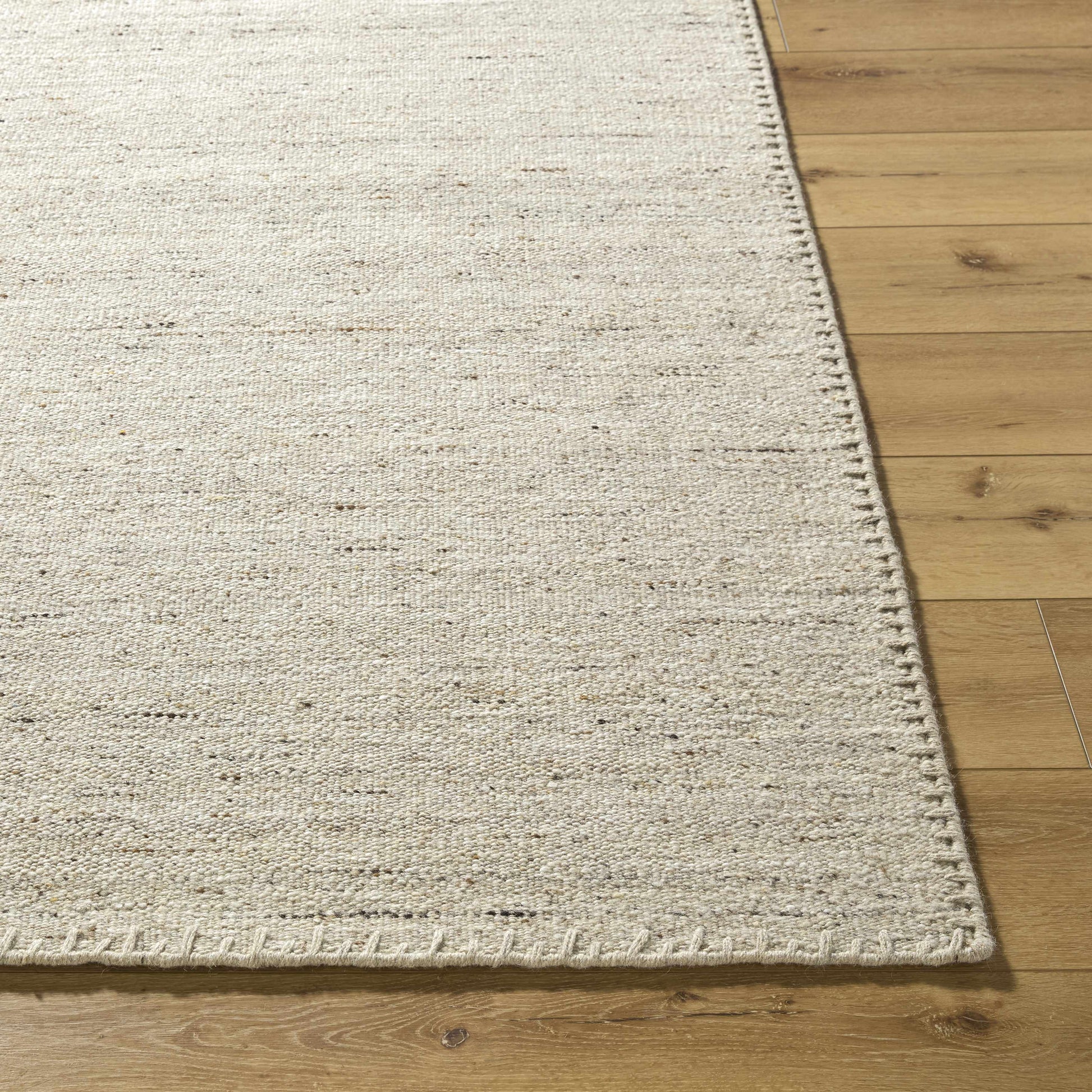 Beige Neutral Wool Area Rug - Boutique Rugs