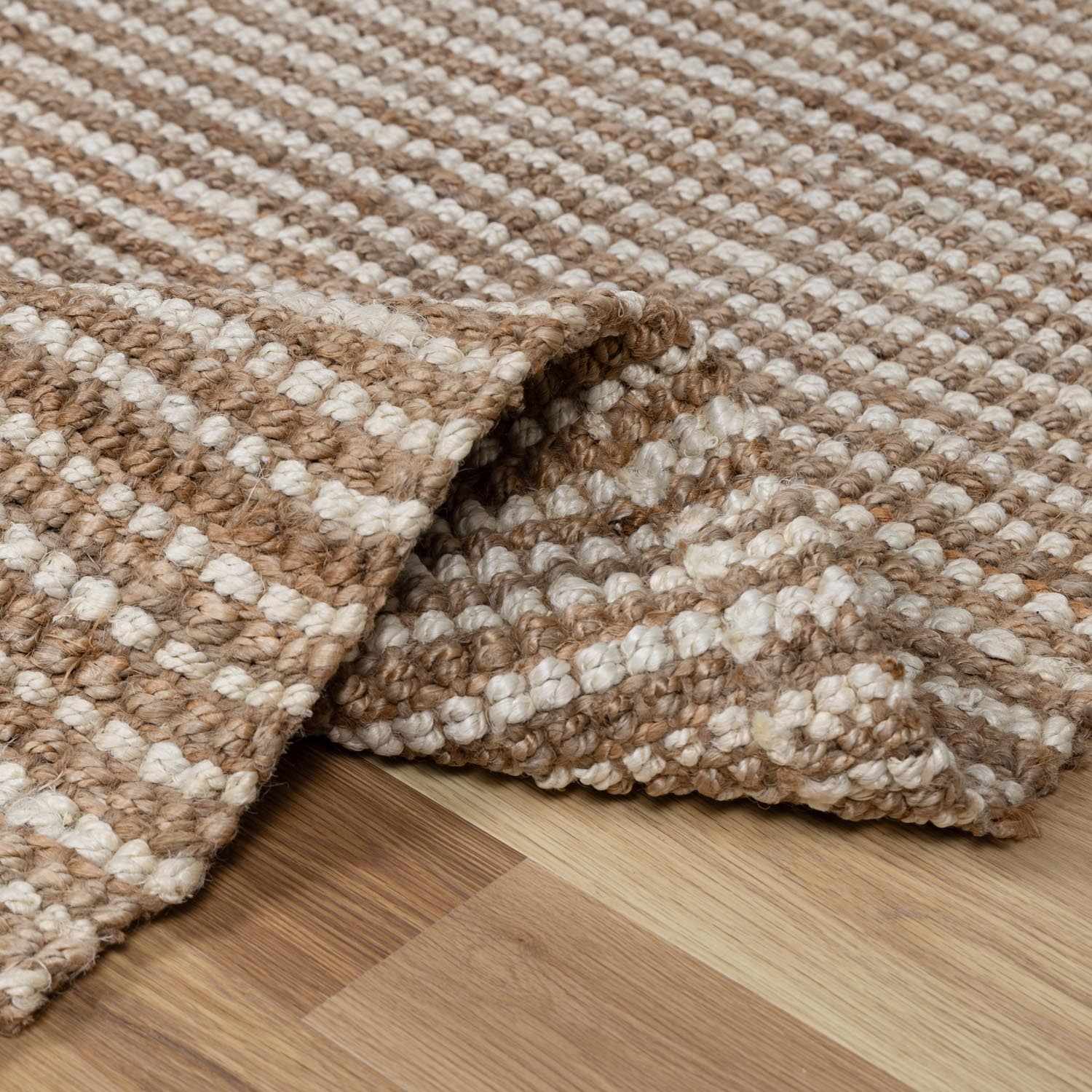 Ambel White Jute Rug - Boutique Rugs