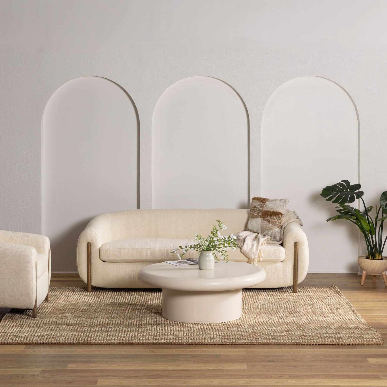 Ambel White Jute Rug - Boutique Rugs