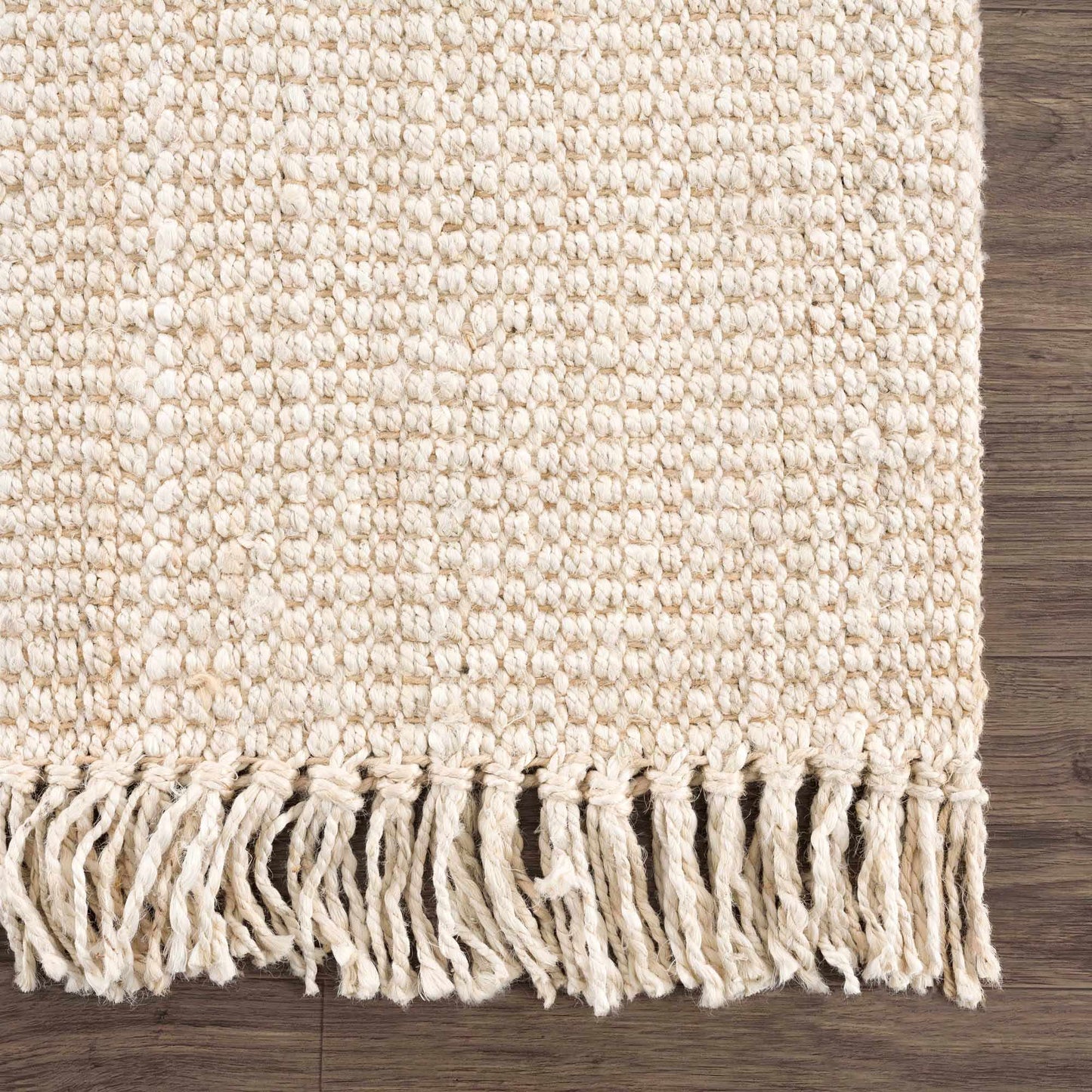 Senneterre Bleached Jute Rug - Boutique Rugs