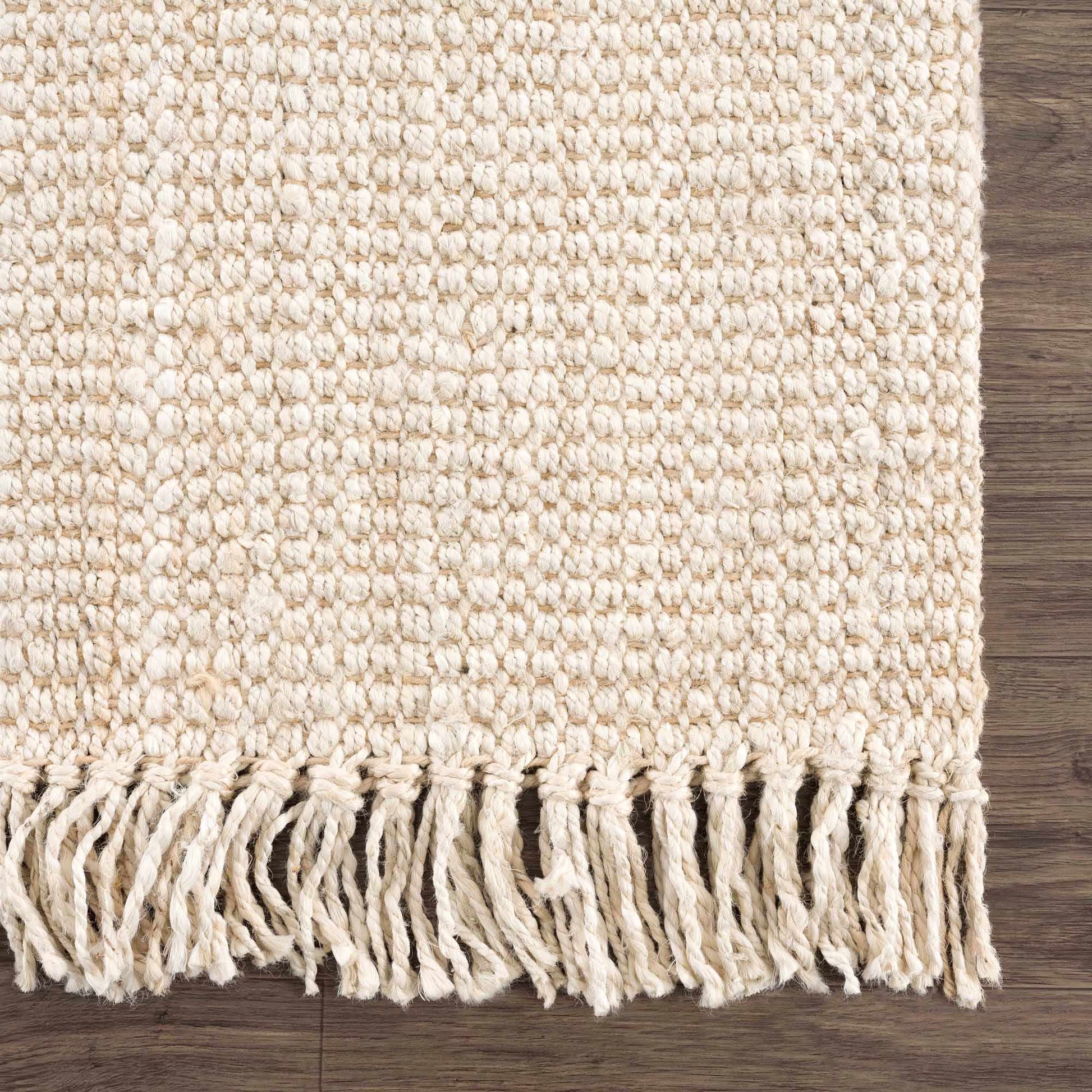 Senneterre Bleached Jute Rug - Boutique Rugs