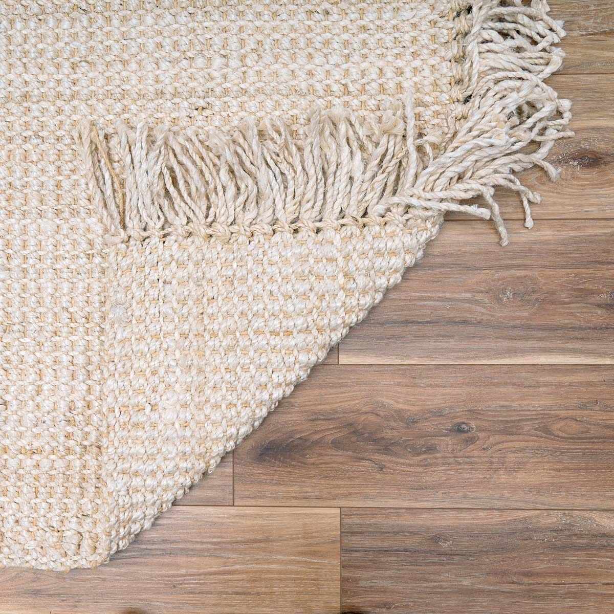 Senneterre Bleached Jute Rug - Boutique Rugs