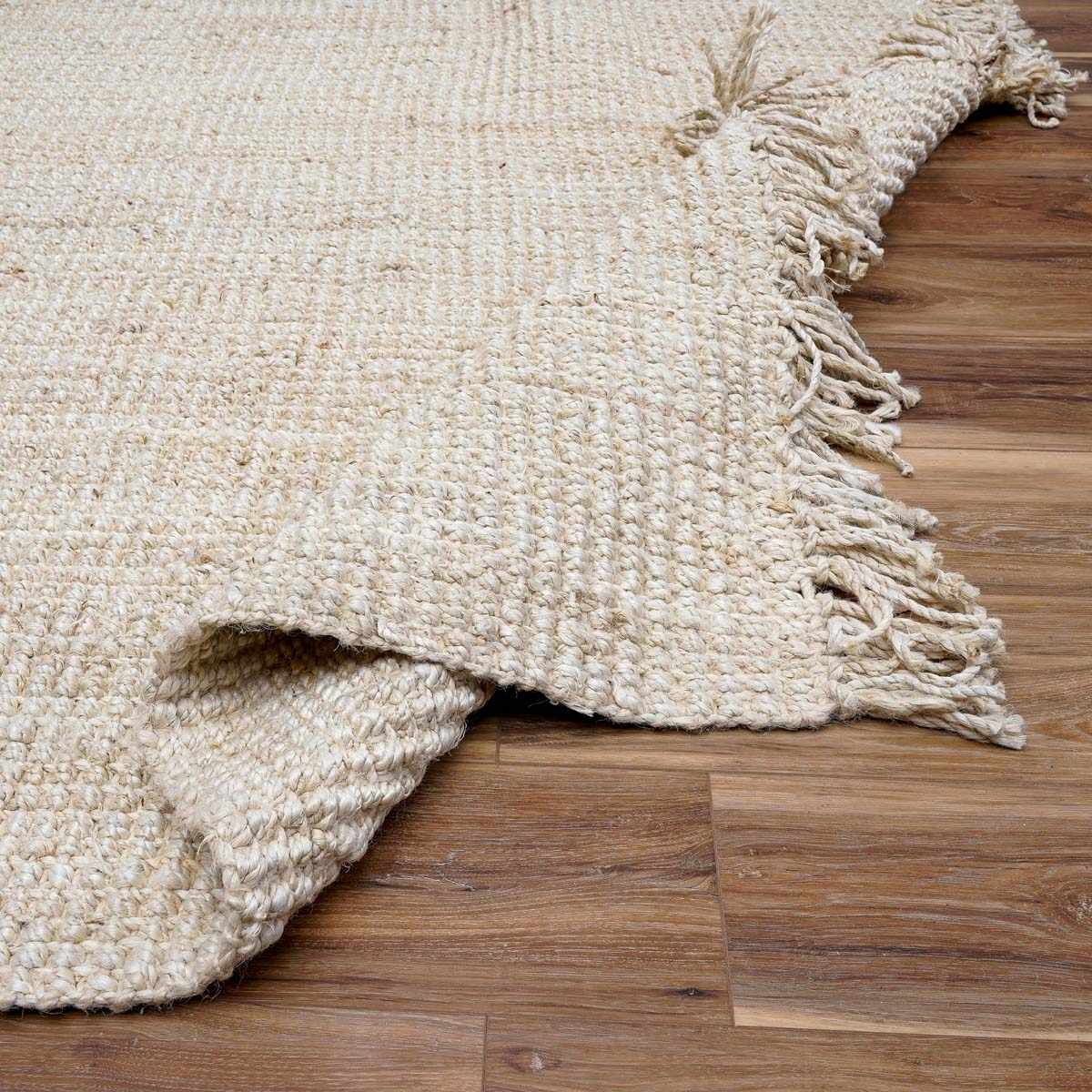 Senneterre Bleached Jute Rug - Boutique Rugs