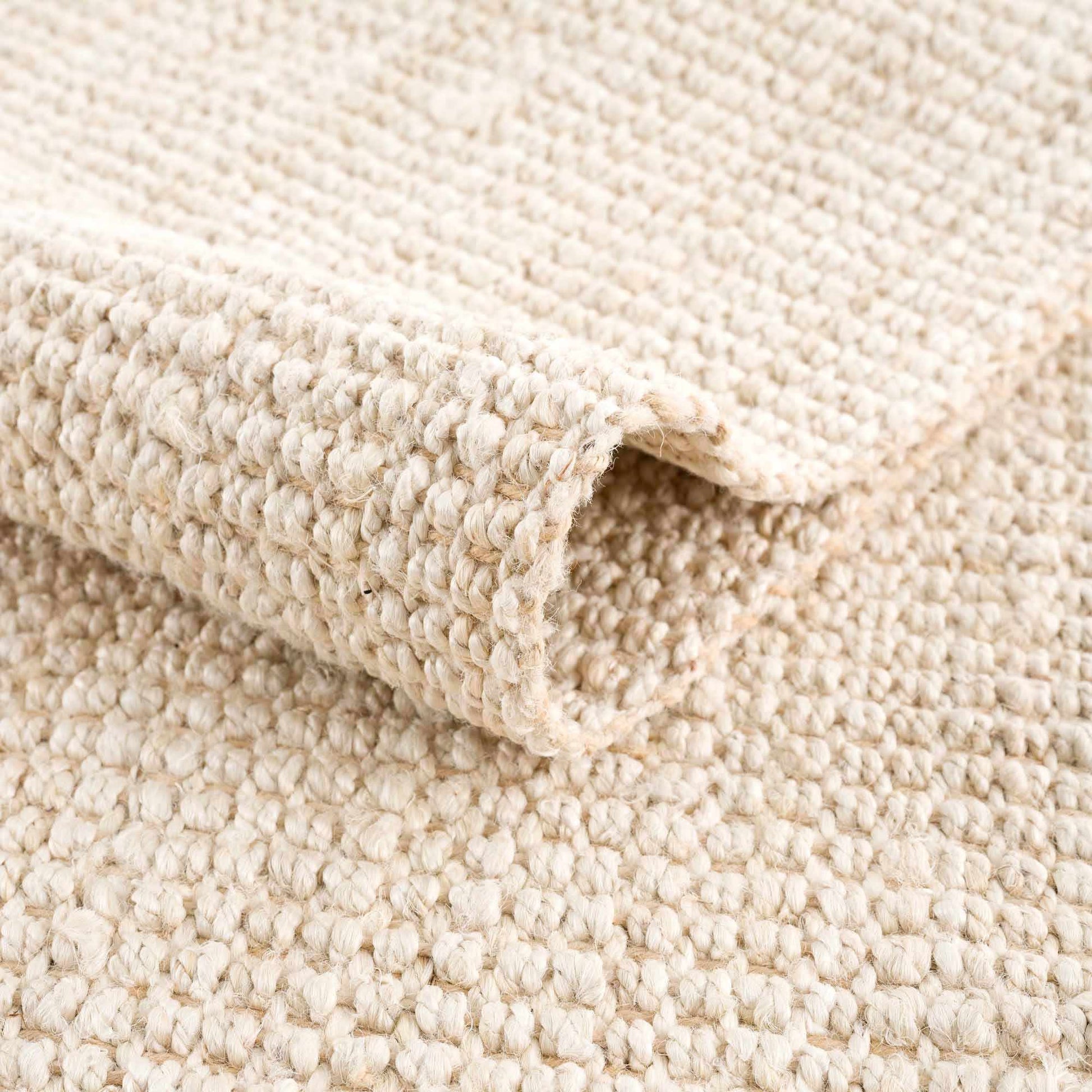 Senneterre Bleached Jute Rug - Boutique Rugs