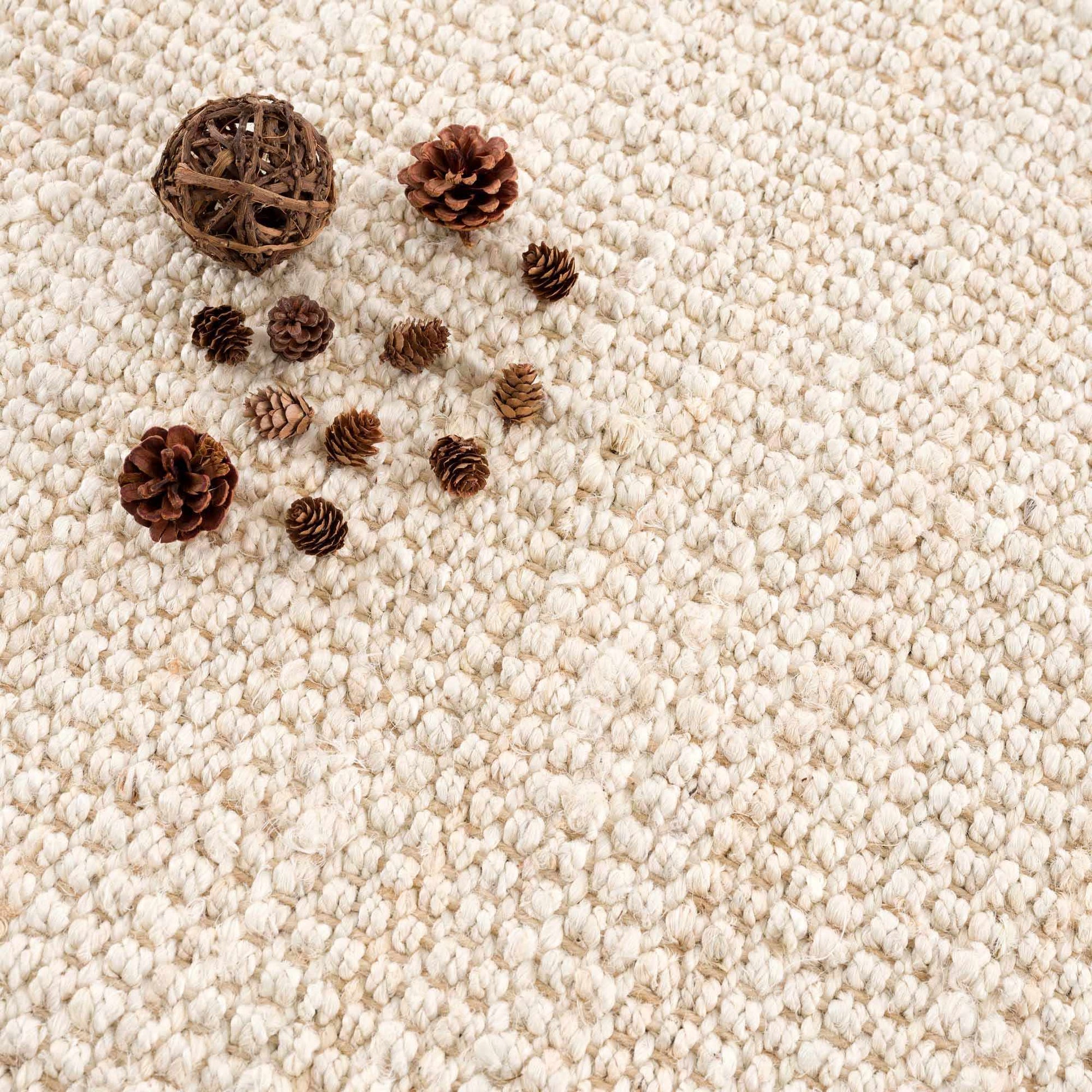 Senneterre Bleached Jute Rug - Boutique Rugs