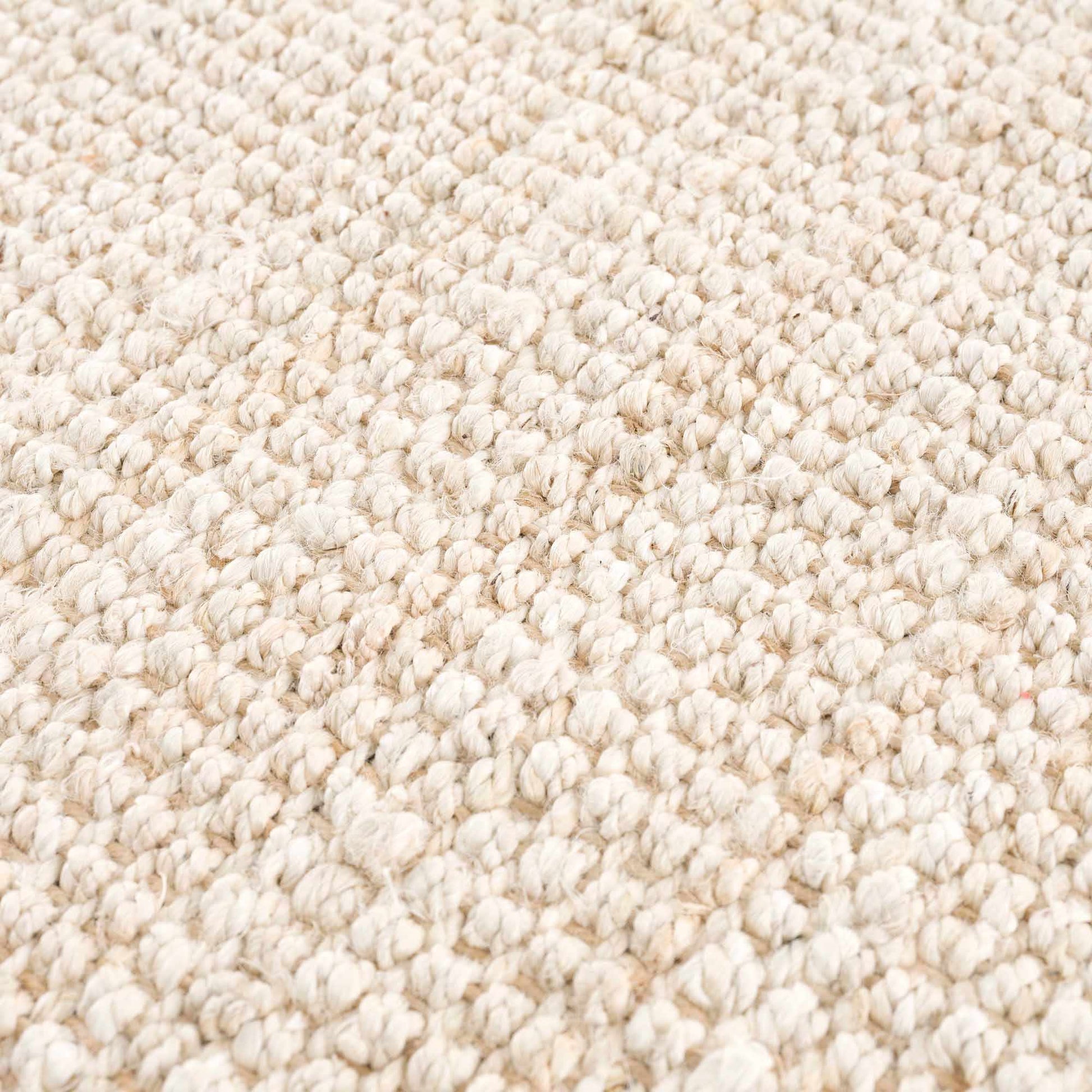 Senneterre Bleached Jute Rug - Boutique Rugs