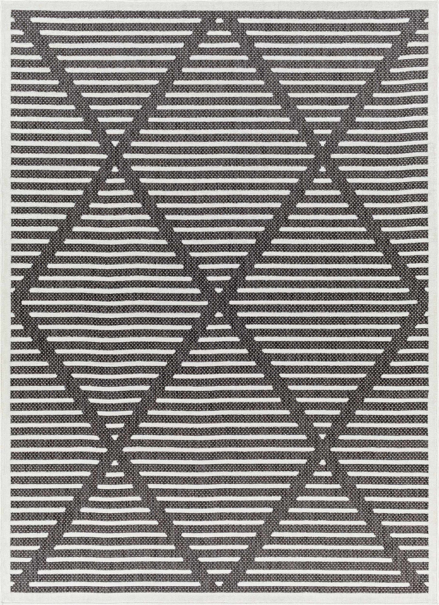Anah Black Outdoor Rug - Boutique Rugs