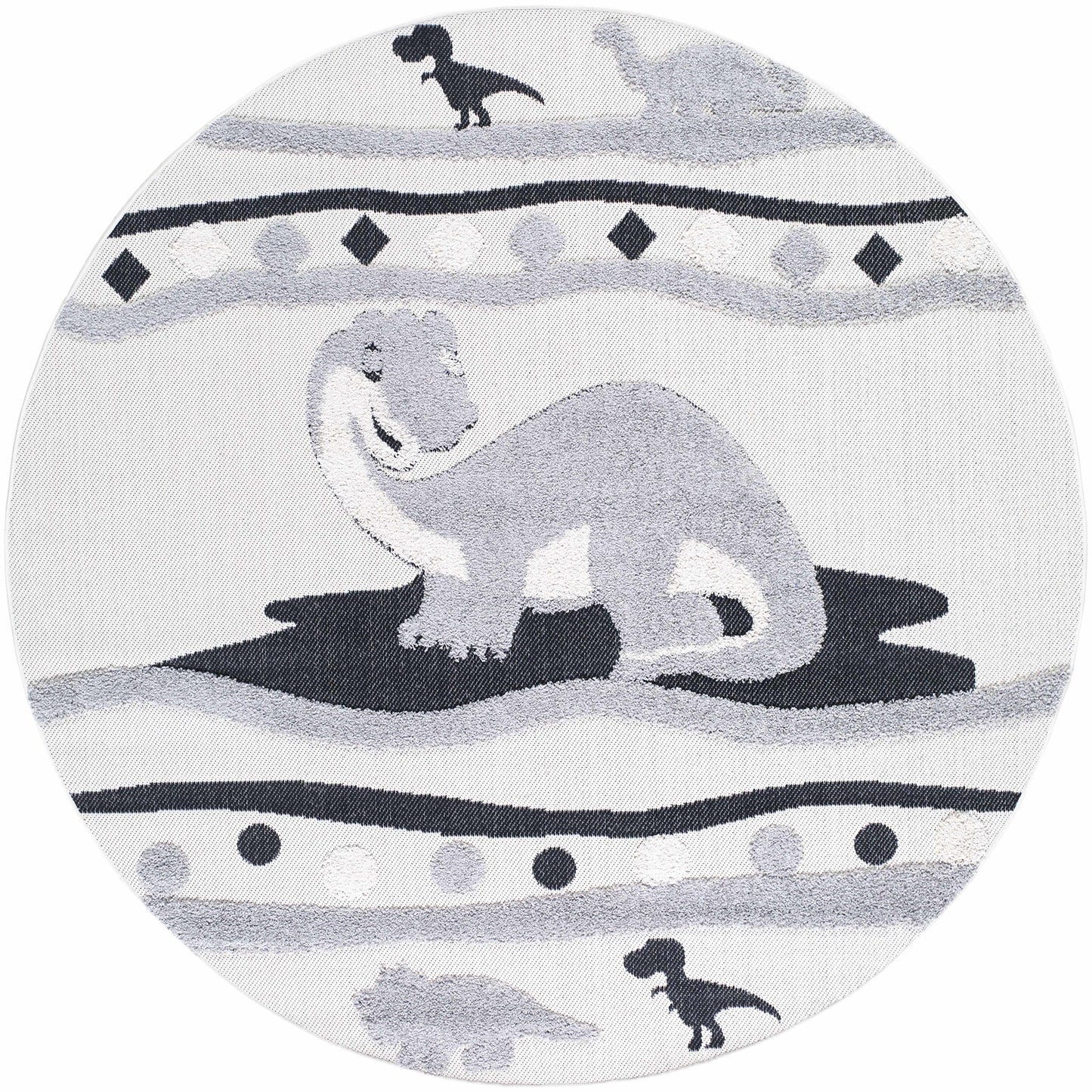 Kids Dinosaur Animal Print Nursery Area Rug - Clearance - Boutique Rugs