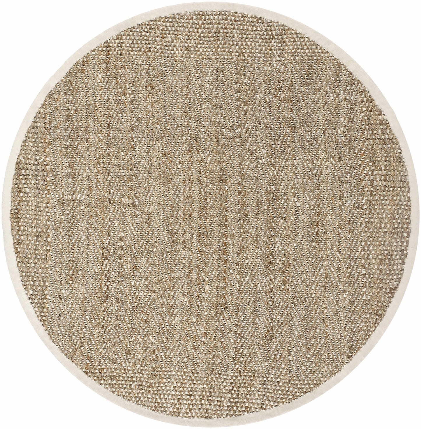 Tapis en jute texturé naturel Dinah