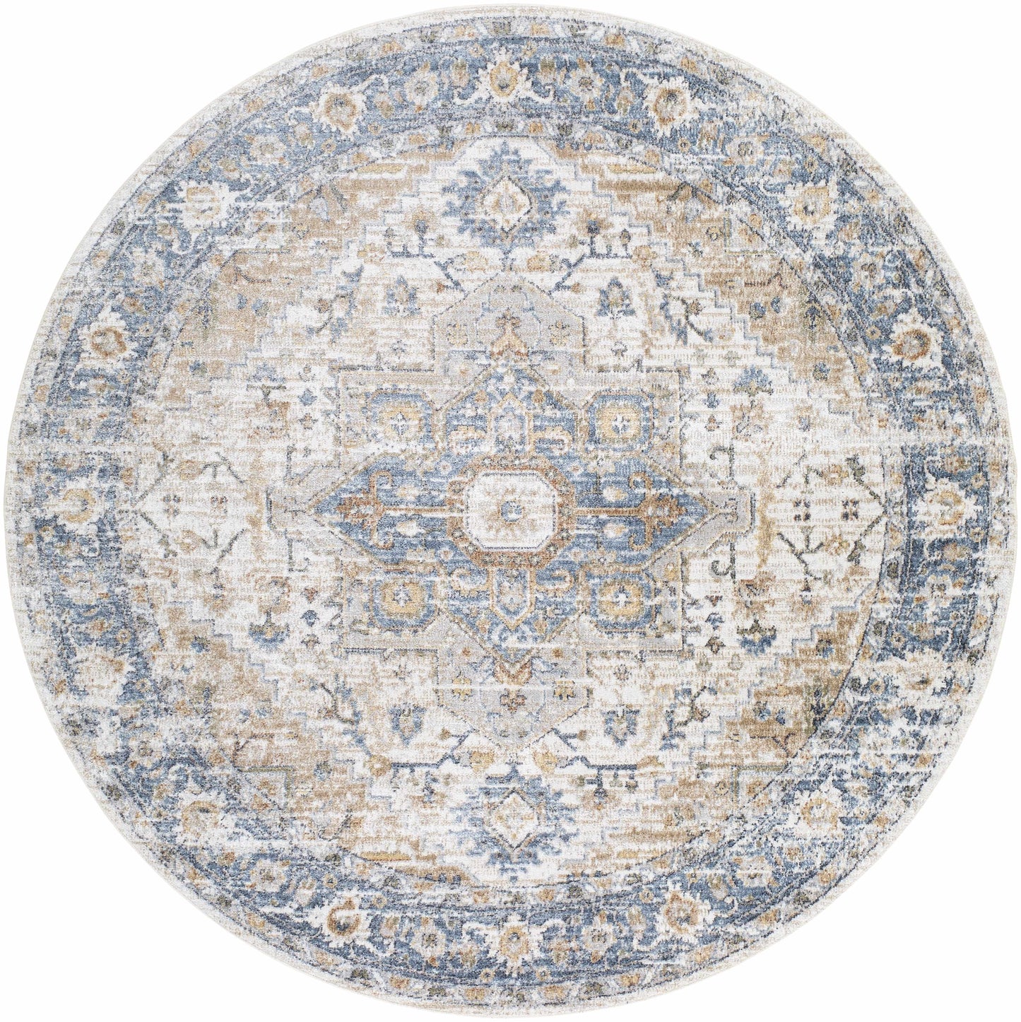 Ezri Cream Washable Area Rug - Boutique Rugs