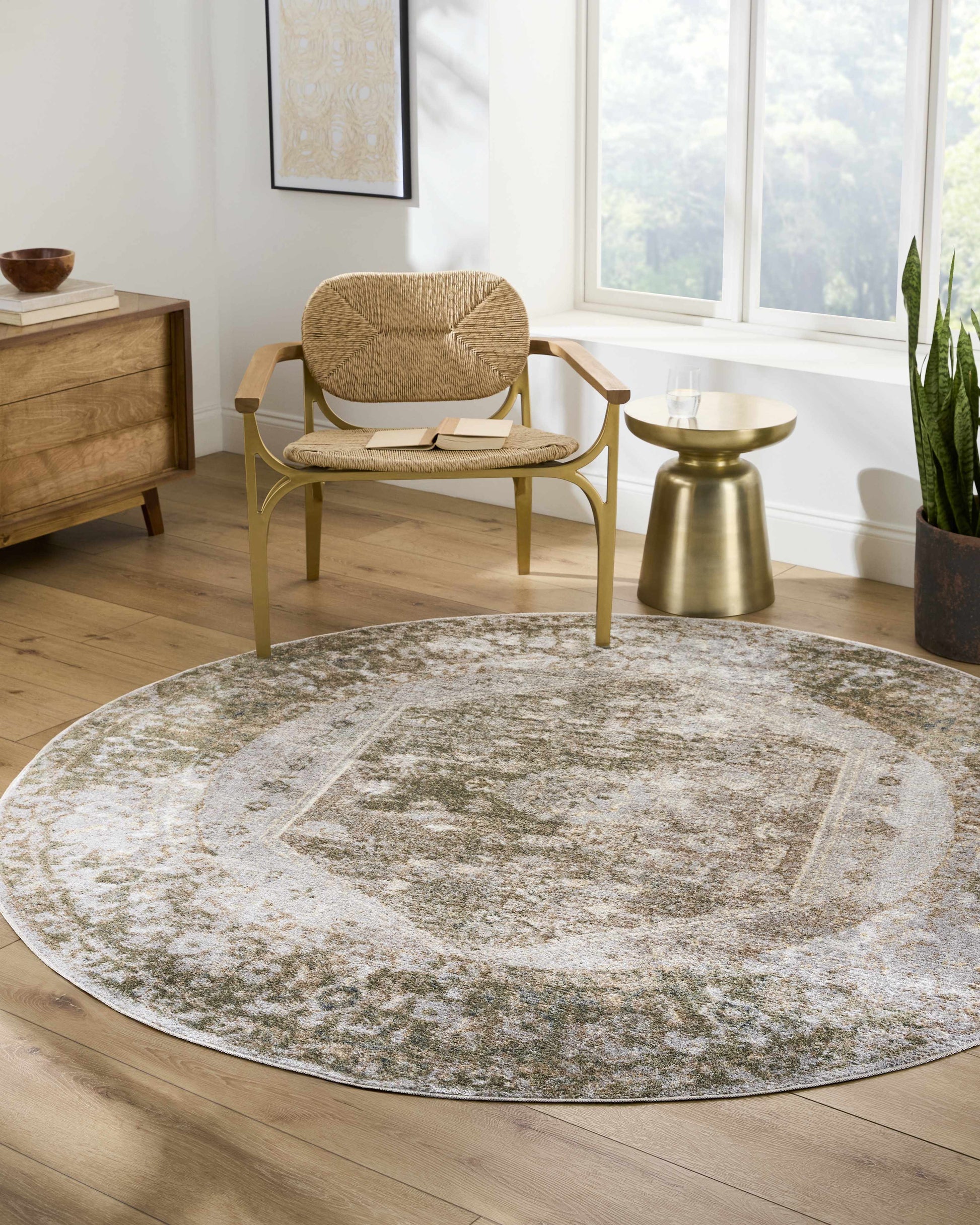 Gael Cream Washable Area Rug - Boutique Rugs