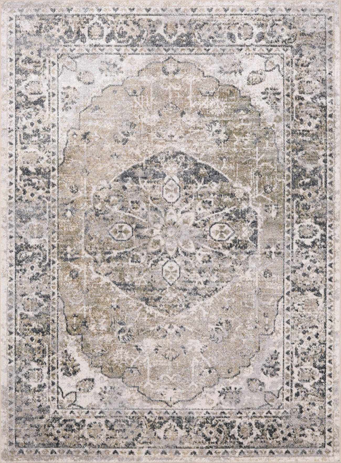 Rudo Beige Washable Area Rug - 9’2’’ x 12’ Rectangle - Boutique Rugs