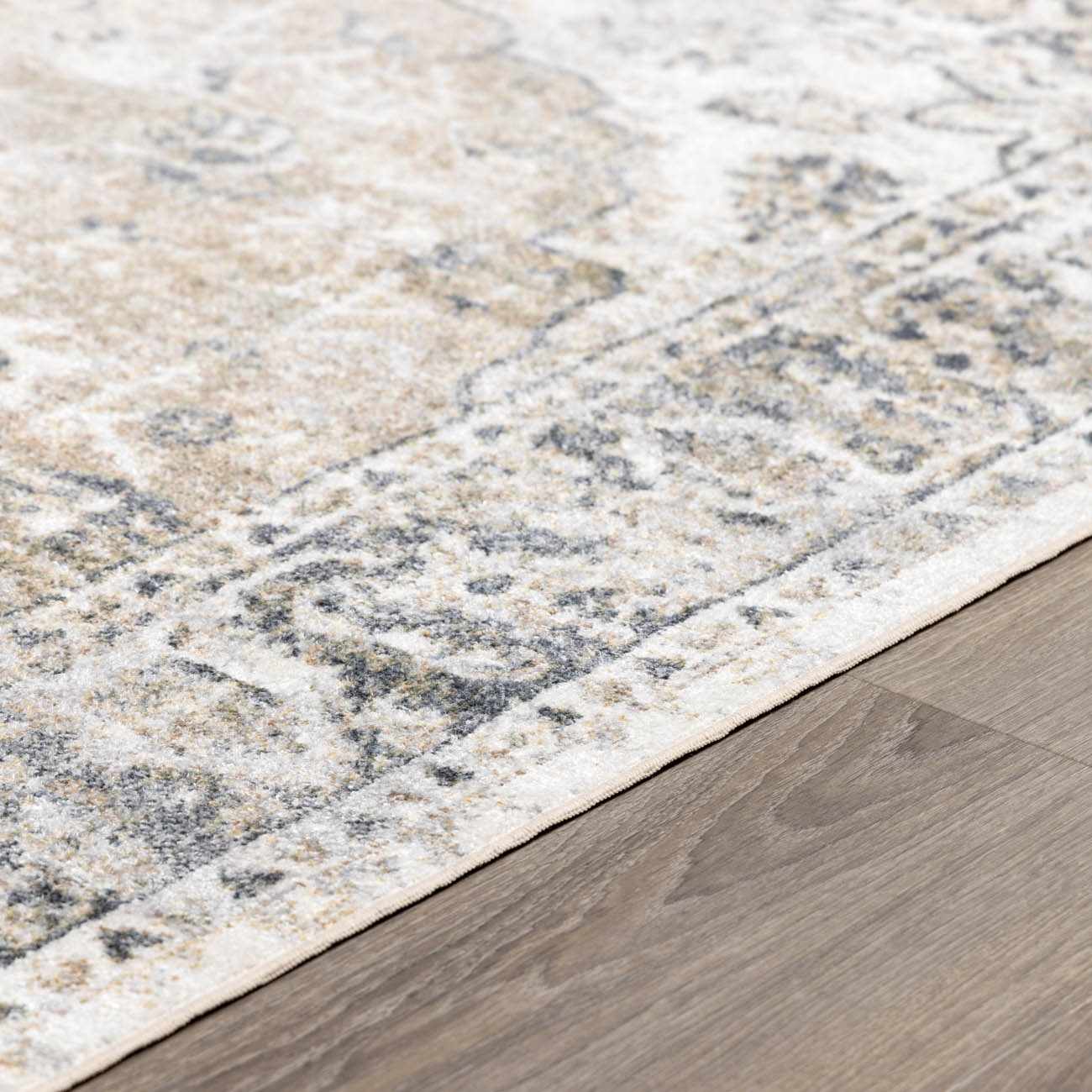 Rudo Beige Washable Area Rug - Boutique Rugs