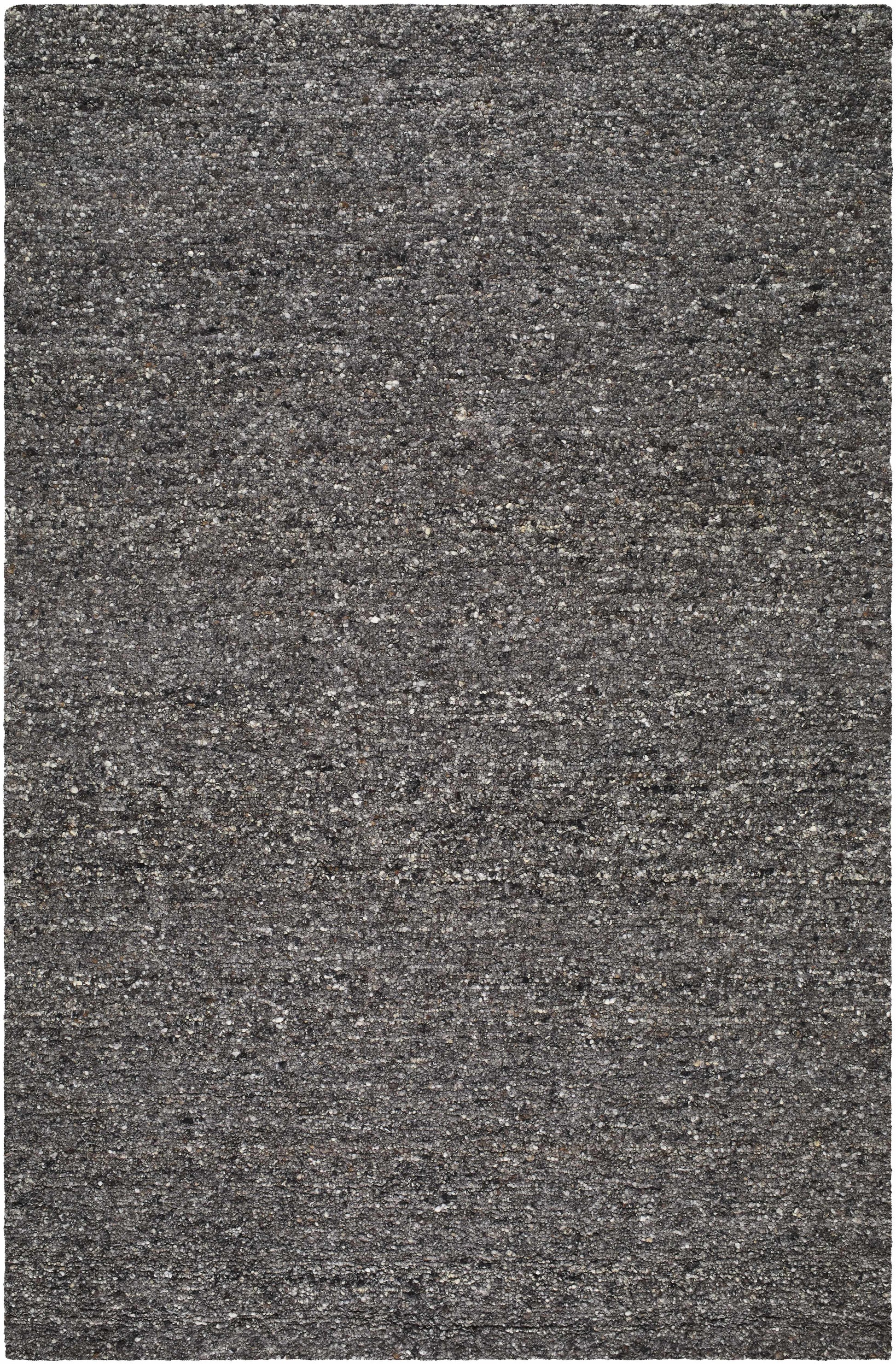 Black Wool Area Rug - 2’ x 3’ Rectangle - Boutique Rugs