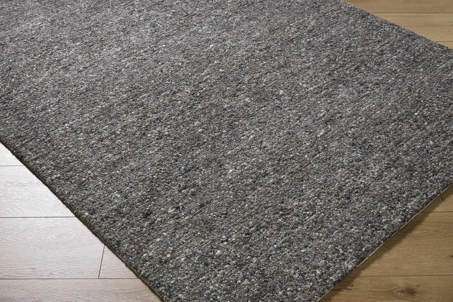 Black Wool Area Rug - Boutique Rugs